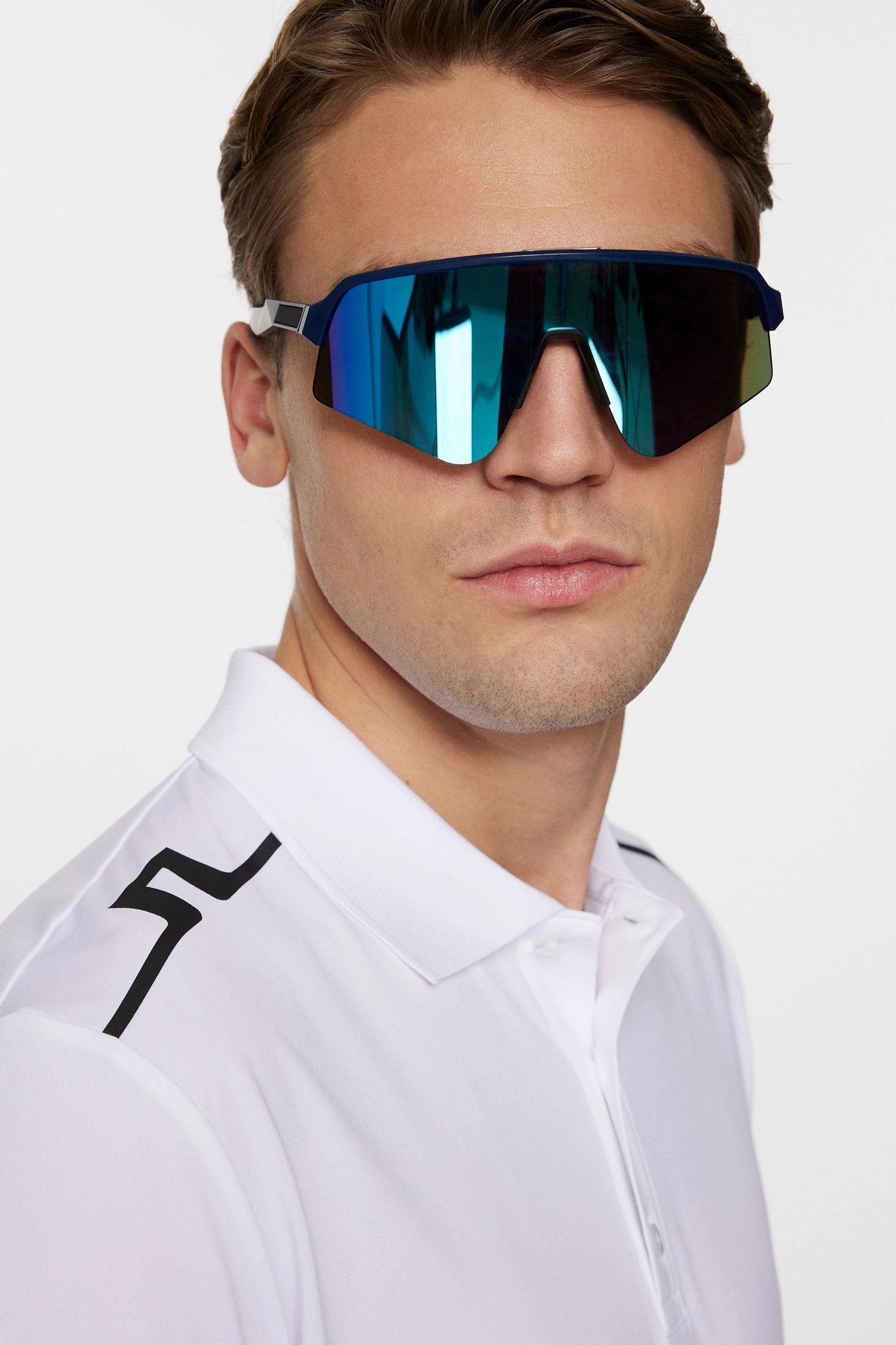 J.Lindeberg Mens LIONEL Polo - WHITE J.Lindeberg Men's Apparel