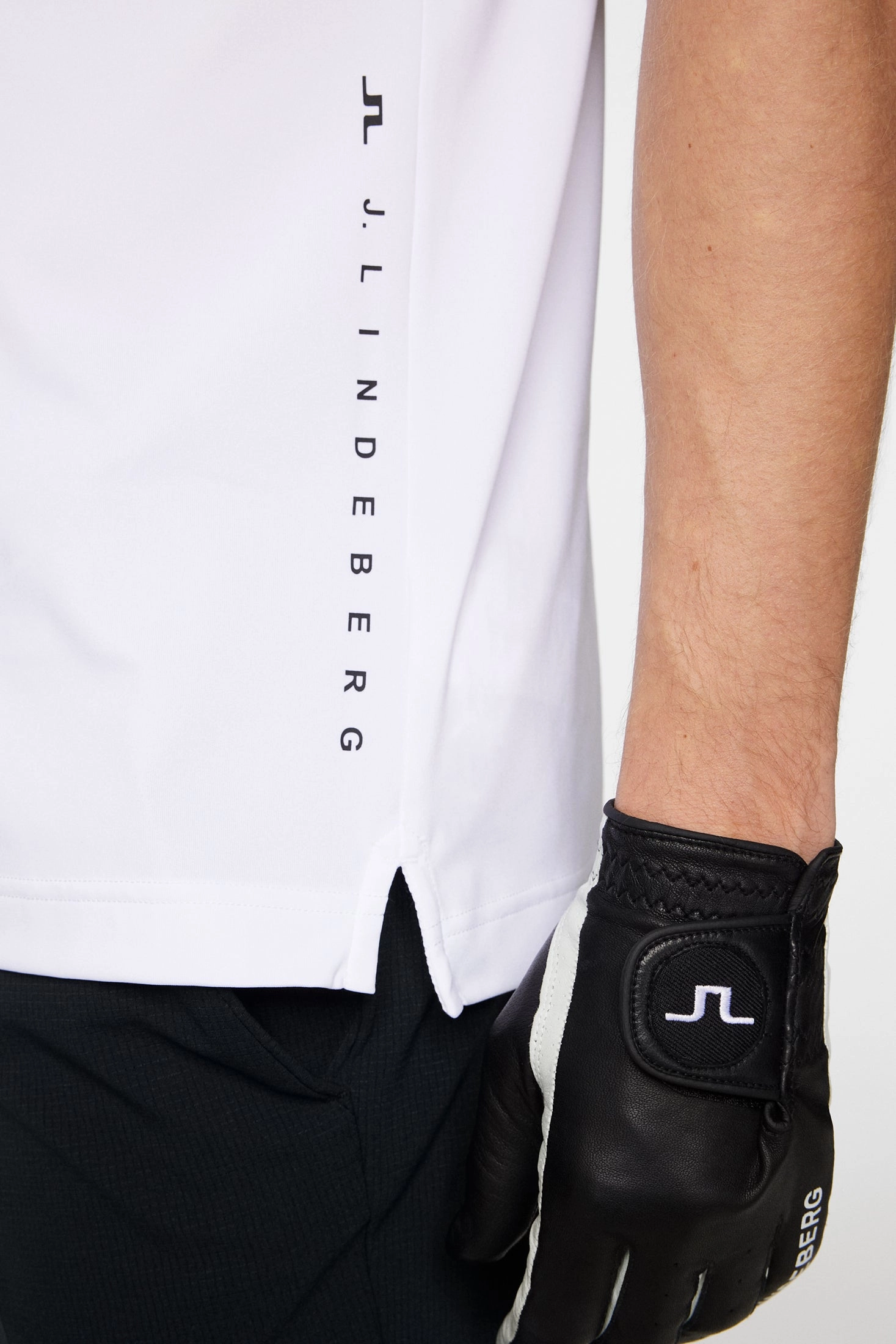 J.Lindeberg Mens LIONEL Polo - WHITE J.Lindeberg Men's Apparel