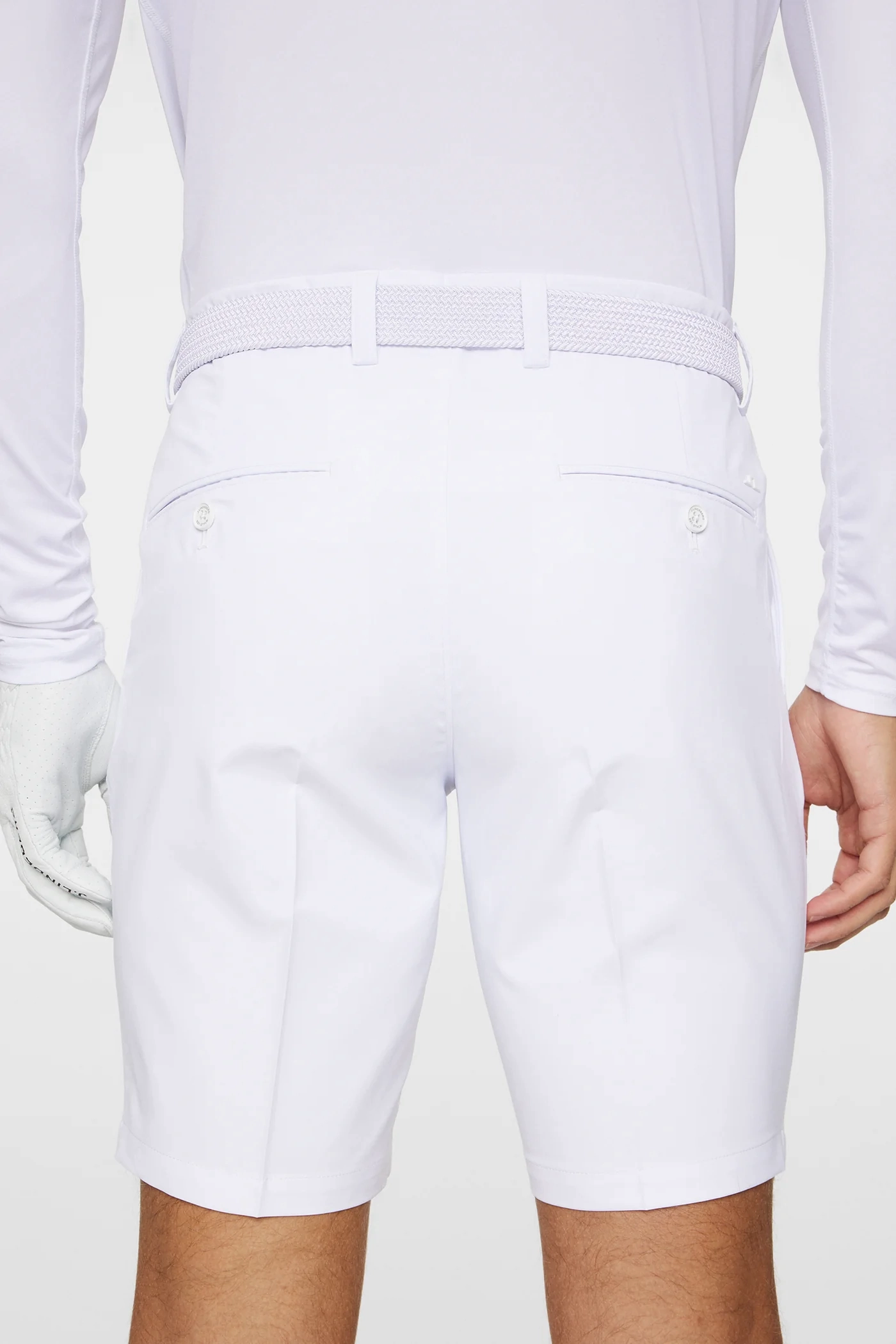 J.Lindeberg Mens Mitch Golf Shorts - WHITE J.Lindeberg Men's Apparel