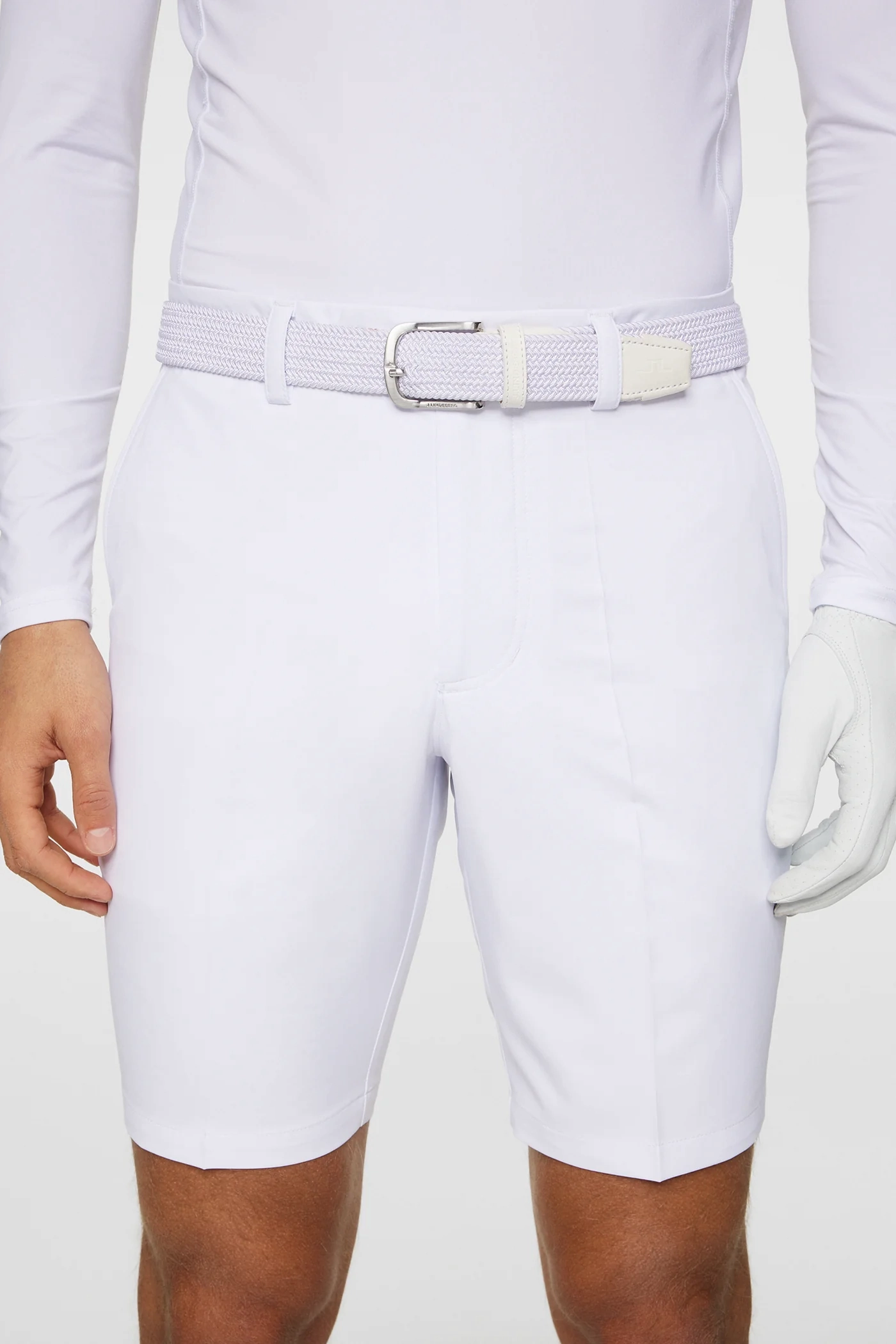 J.Lindeberg Mens Mitch Golf Shorts - WHITE J.Lindeberg Men's Apparel
