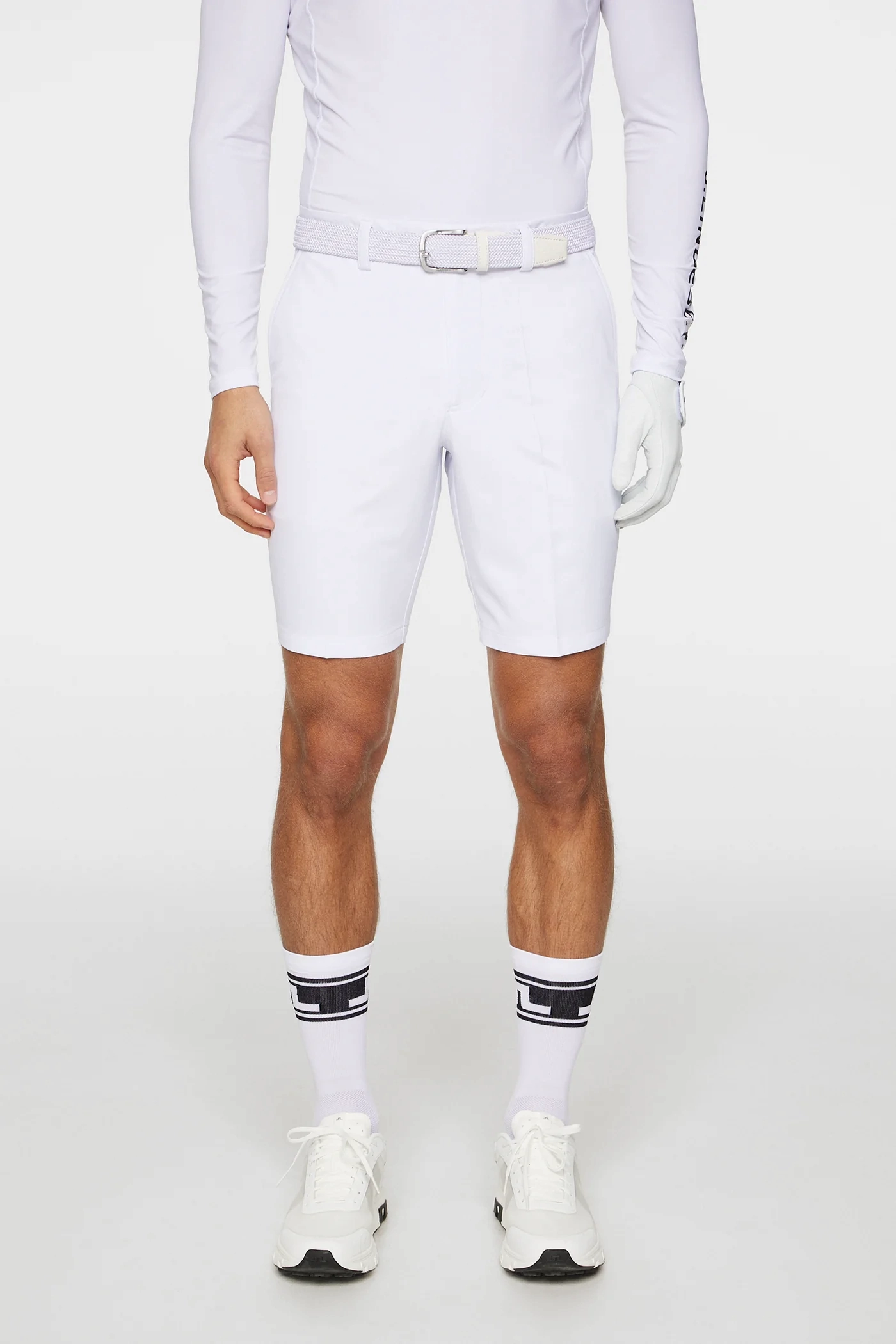J.Lindeberg Mens Mitch Golf Shorts - WHITE J.Lindeberg Men's Apparel