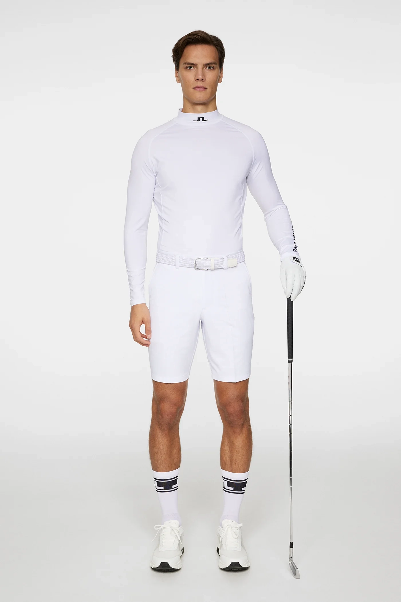 J.Lindeberg Mens Mitch Golf Shorts - WHITE J.Lindeberg Men's Apparel