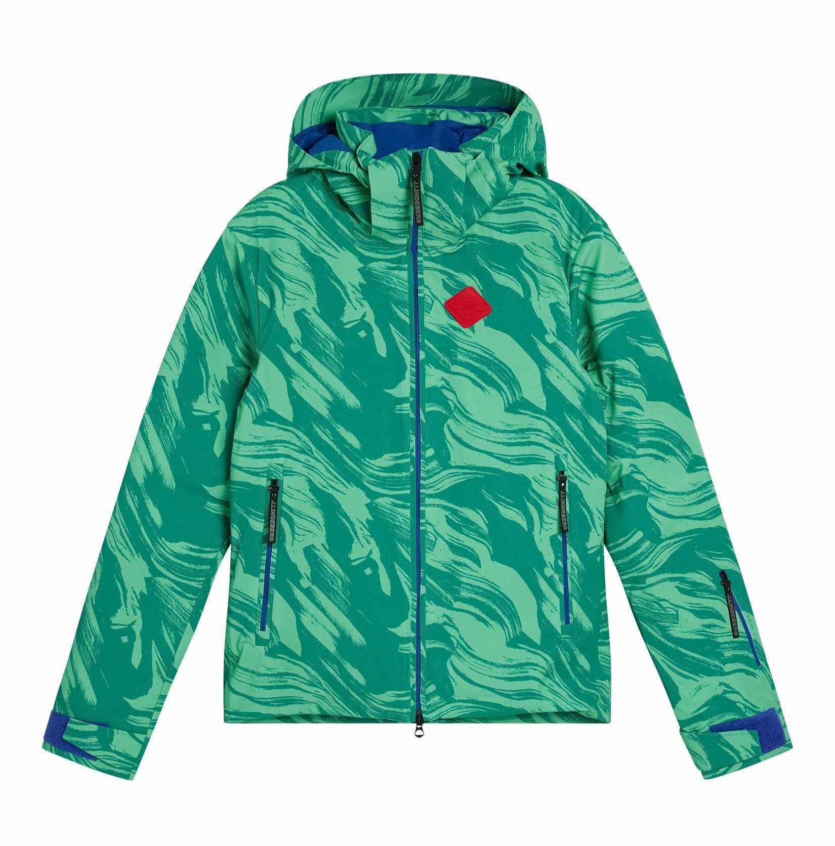 J.Lindeberg Mens Ray Hybrid SKI Jacket - Green Valley J.Lindeberg Men's Apparel