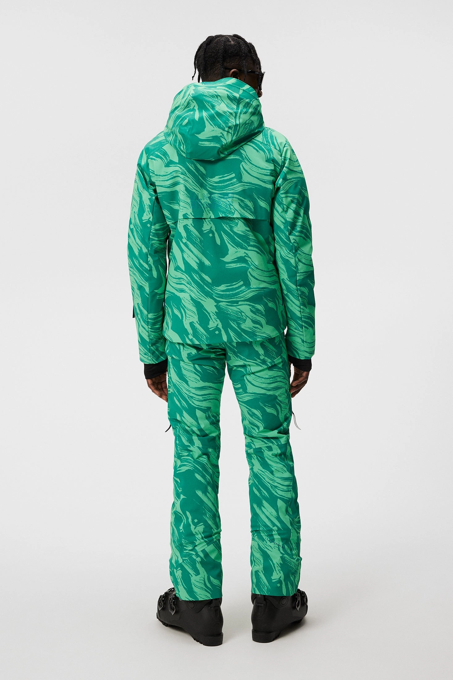J.Lindeberg Mens Ray Hybrid SKI Jacket - Green Valley J.Lindeberg Men's Apparel