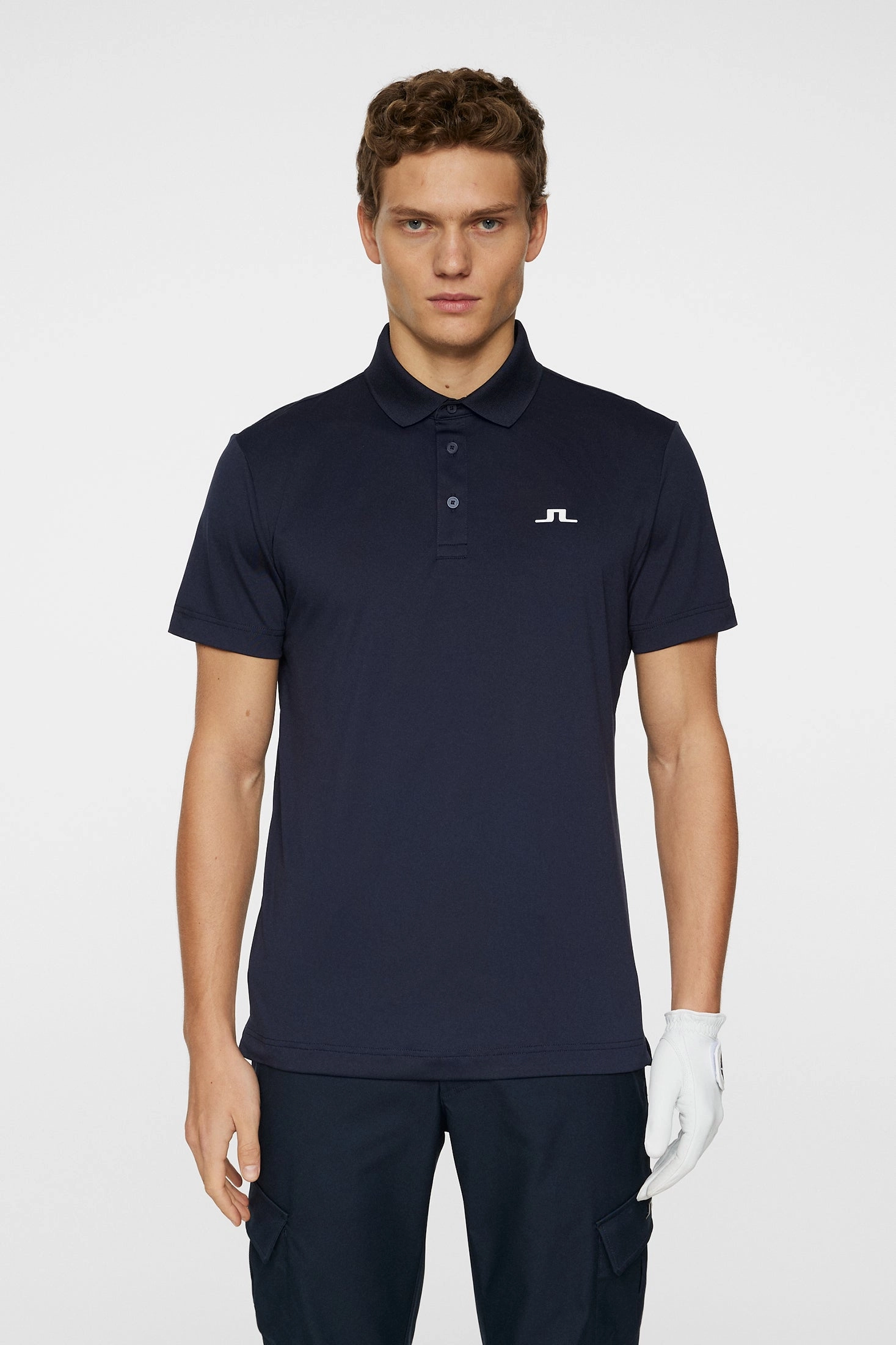 J.Lindeberg Mens Reg Fit BRIDGE Polo - JL NAVY J.Lindeberg Men's Apparel