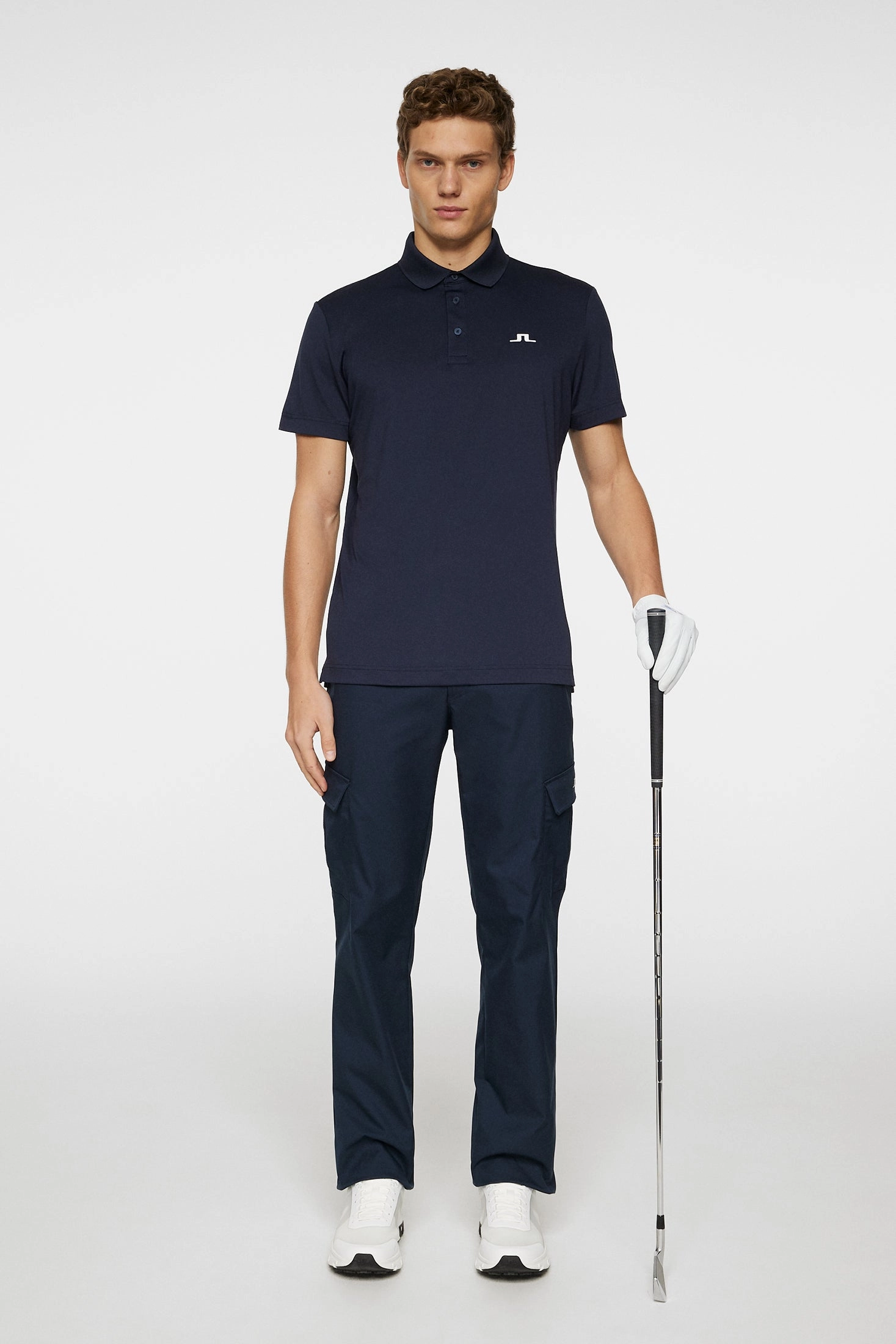 J.Lindeberg Mens Reg Fit BRIDGE Polo - JL NAVY J.Lindeberg Men's Apparel