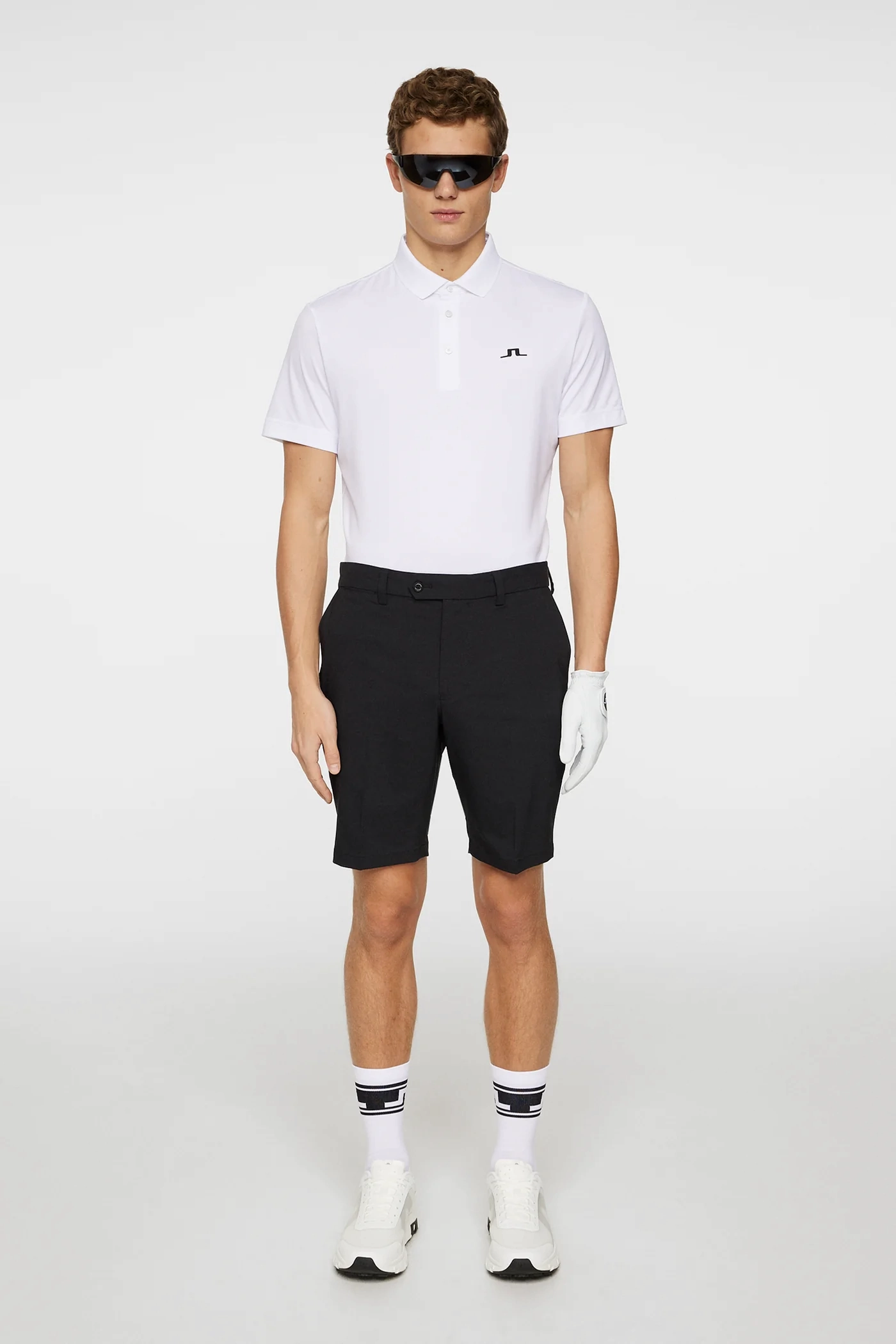 J.Lindeberg Mens Reg Fit BRIDGE Polo - WHITE J.Lindeberg Men's Apparel