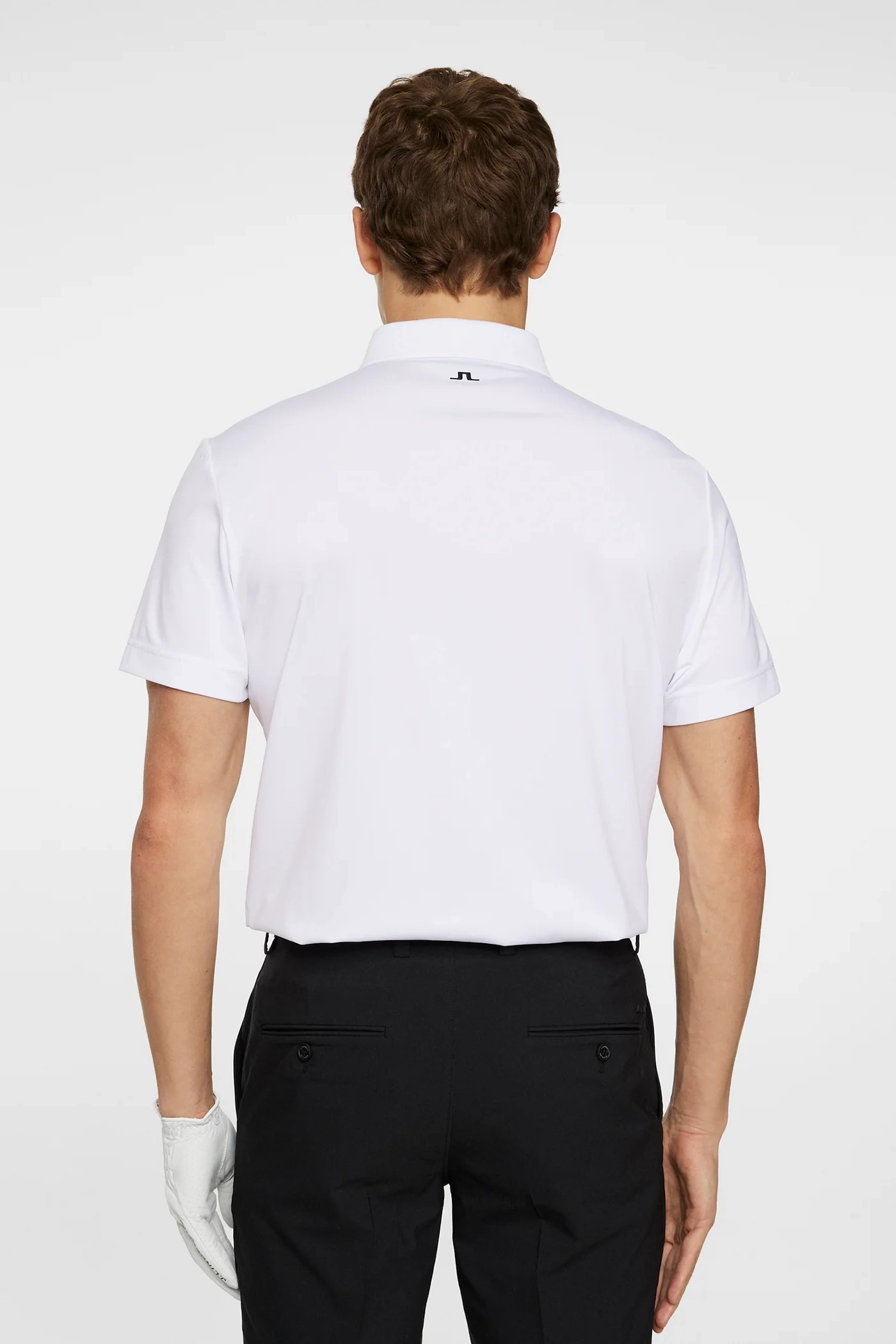 J.Lindeberg Mens Reg Fit BRIDGE Polo - WHITE J.Lindeberg Men's Apparel