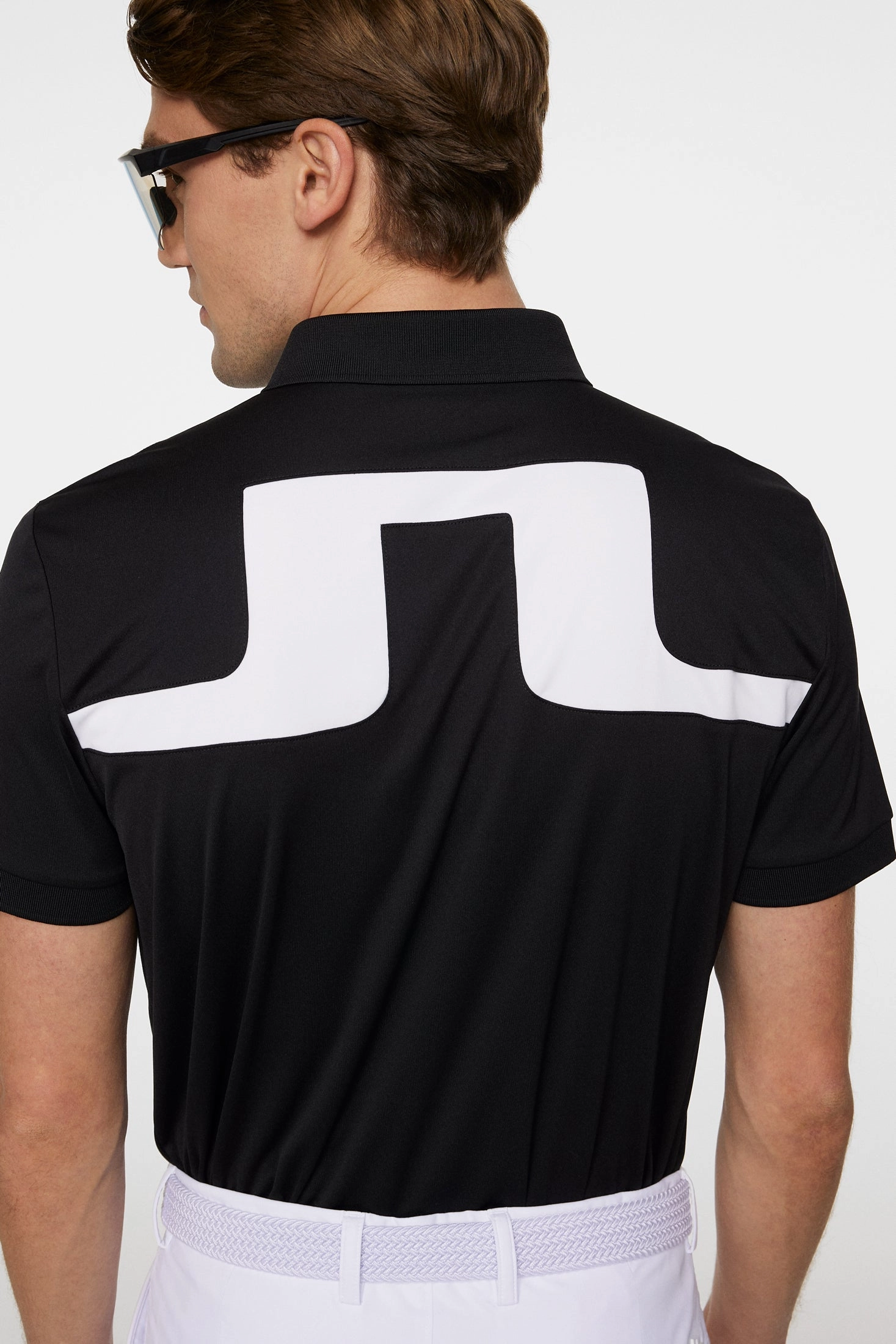 J.Lindeberg Mens Reg Fit JEFF Polo - BLACK J.Lindeberg Men's Apparel