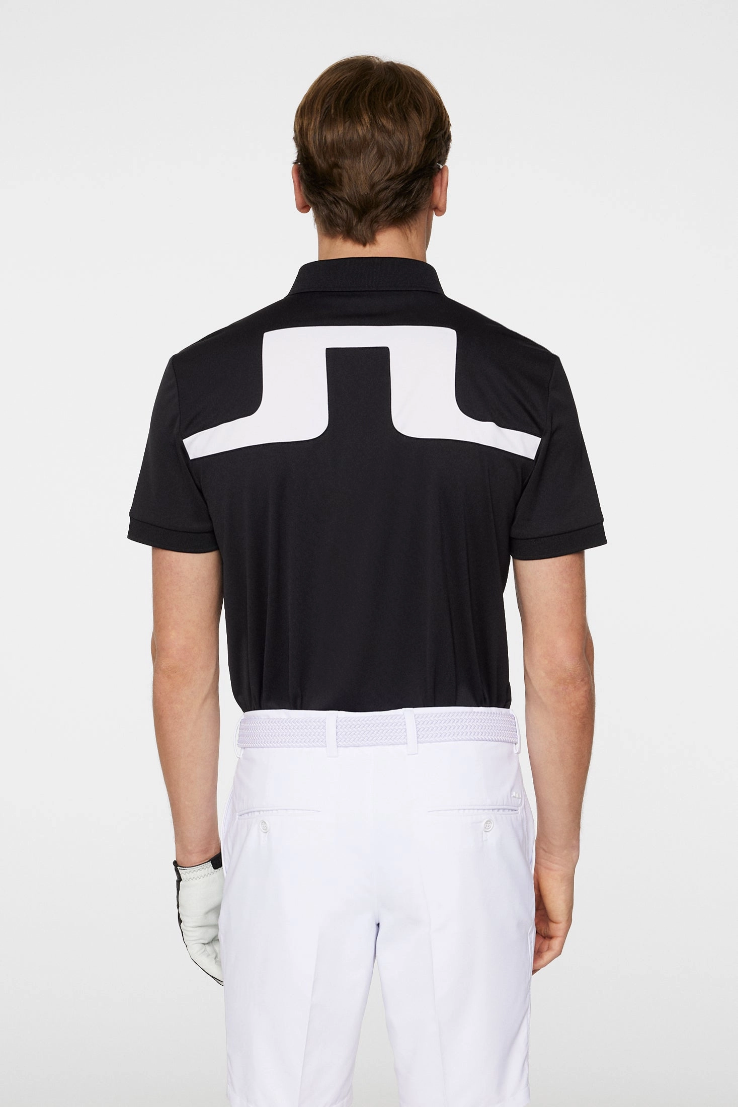 J.Lindeberg Mens Reg Fit JEFF Polo - BLACK J.Lindeberg Men's Apparel