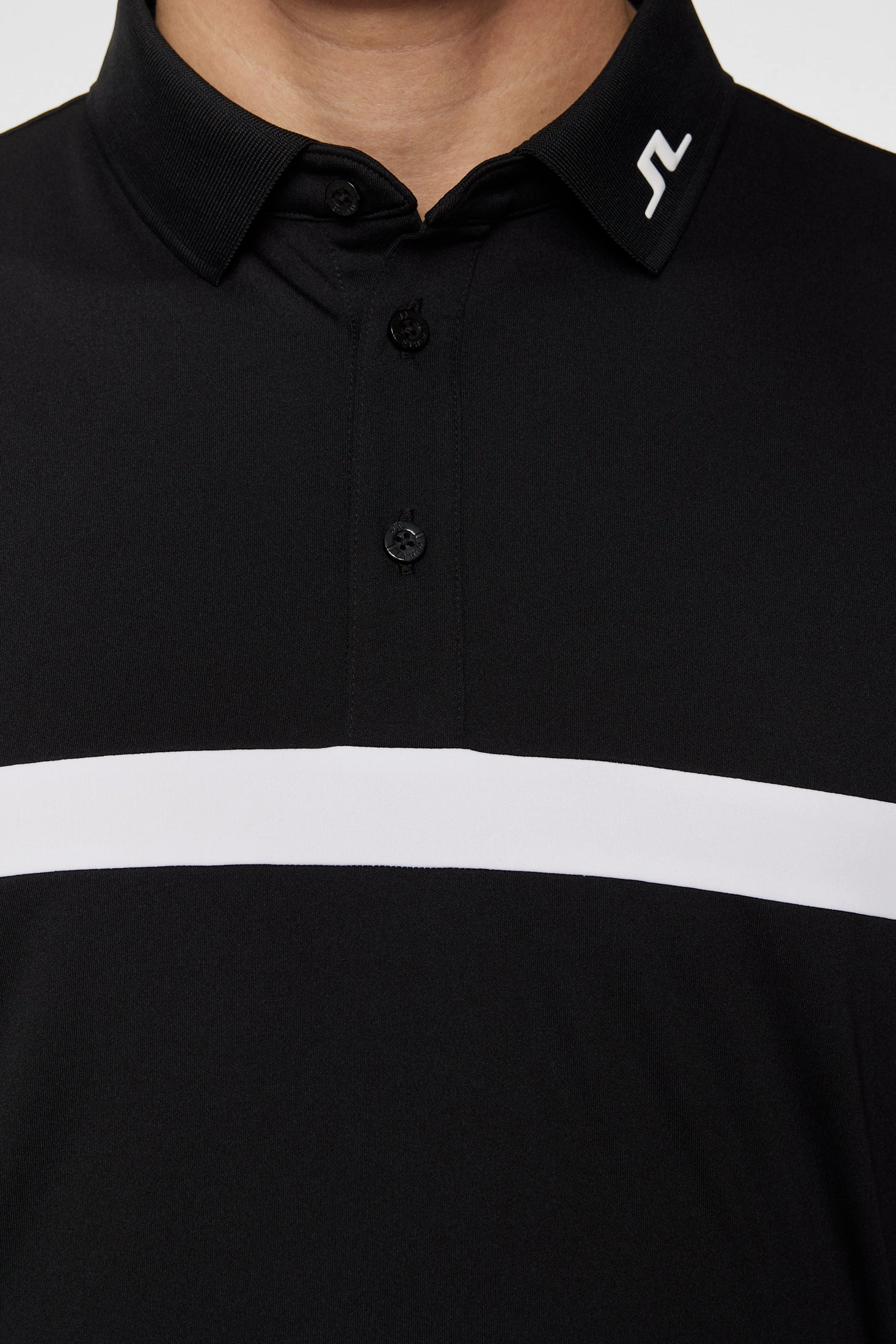 J.Lindeberg Mens Reg Fit JEFF Polo - BLACK J.Lindeberg Men's Apparel