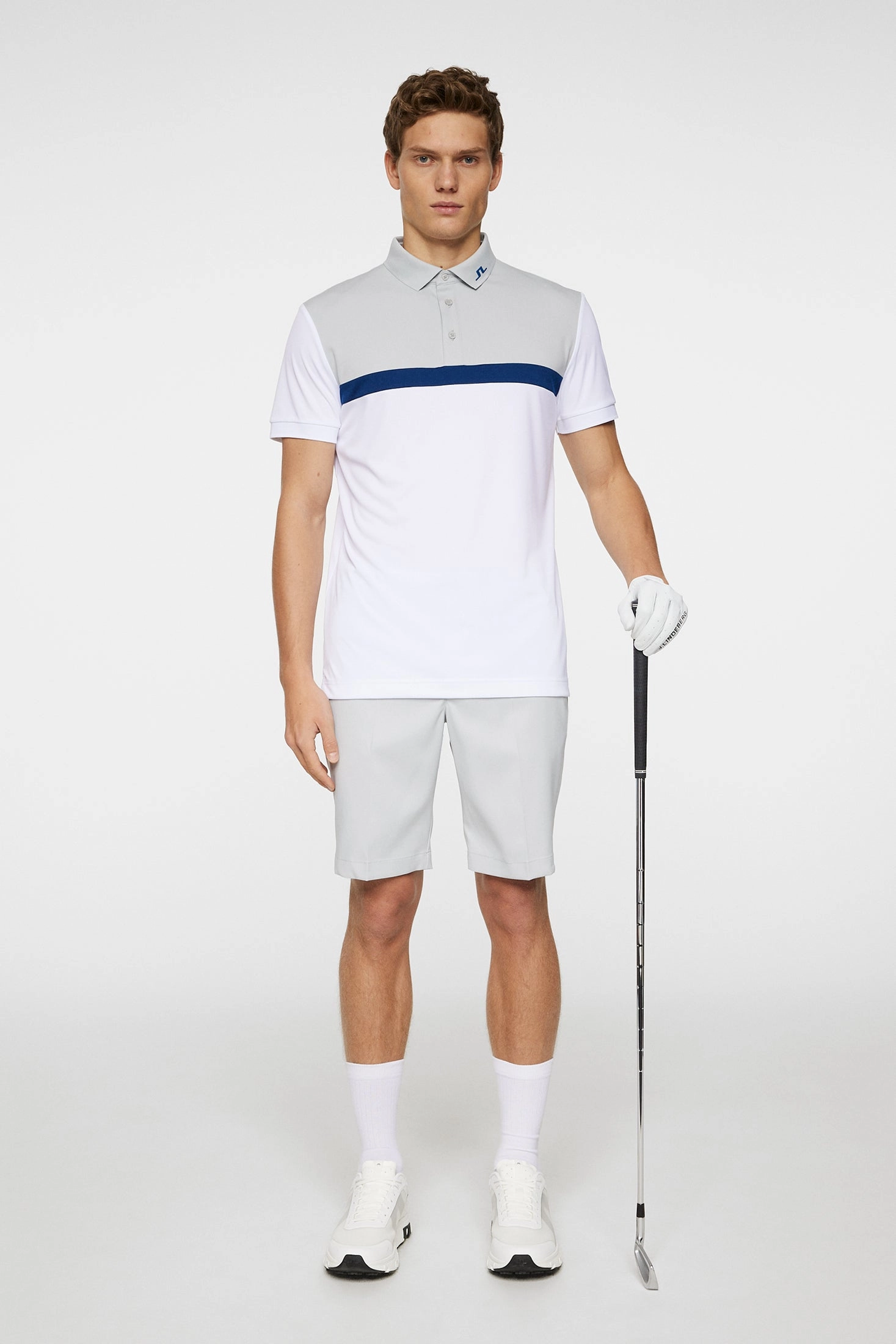 J.Lindeberg Mens Reg Fit JEFF Polo - HIGH RISE J.Lindeberg Men's Apparel
