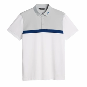 J.Lindeberg Mens Reg Fit JEFF Polo - HIGH RISE J.Lindeberg men's golf clothing