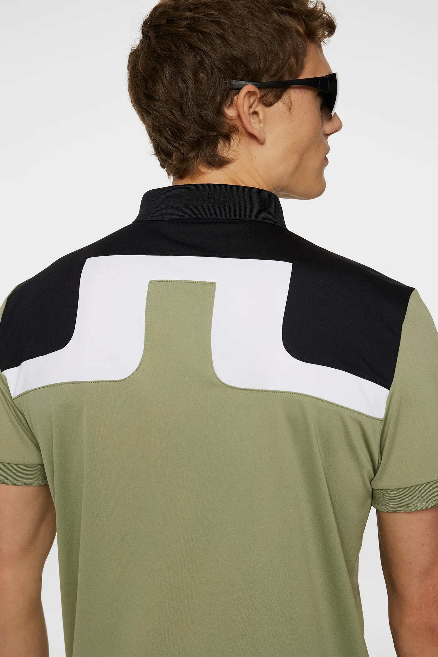 J.Lindeberg Mens Reg Fit JEFF Polo - OIL GREEN J.Lindeberg Men's Apparel
