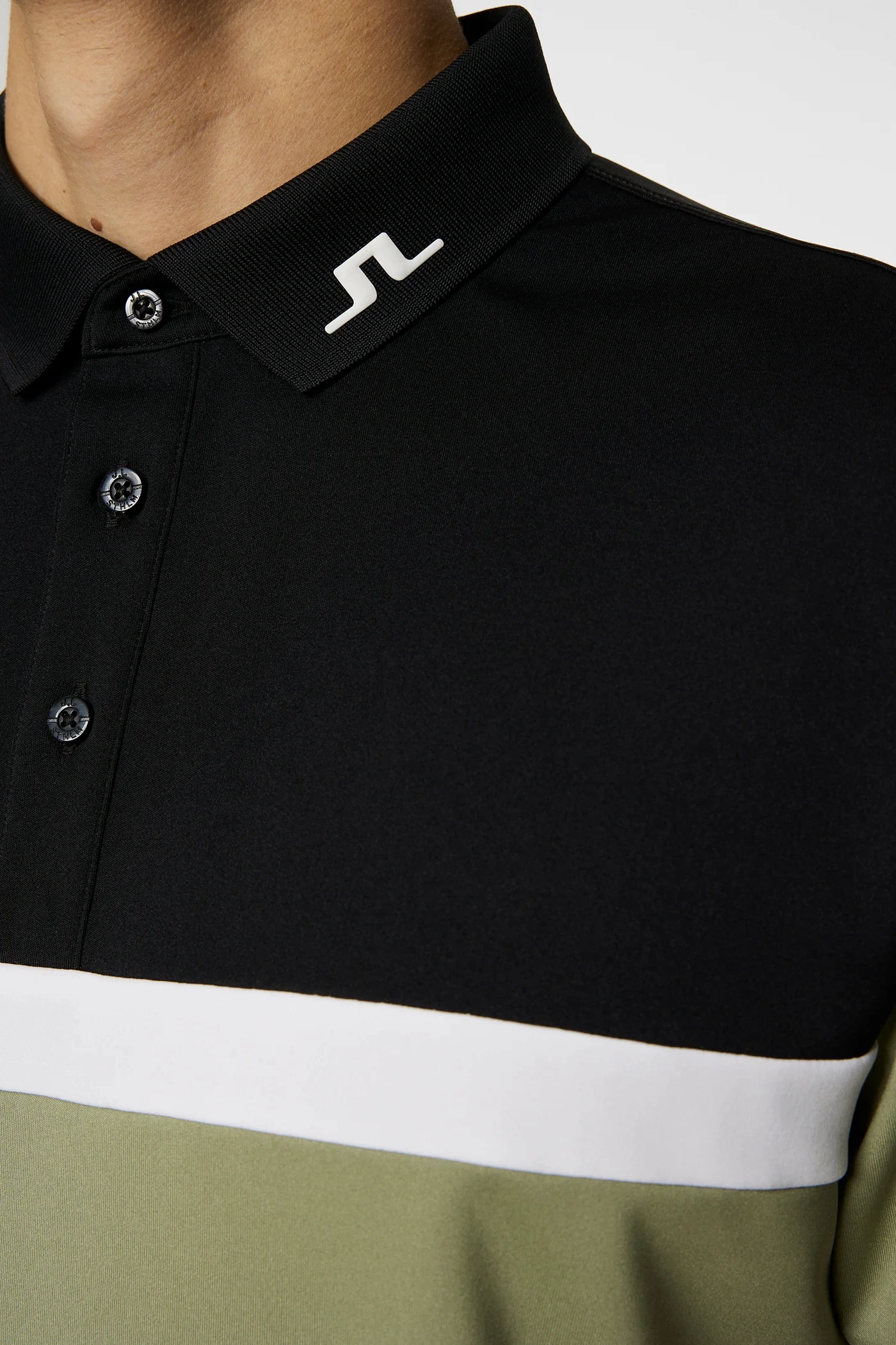 J.Lindeberg Mens Reg Fit JEFF Polo - OIL GREEN J.Lindeberg Men's Apparel