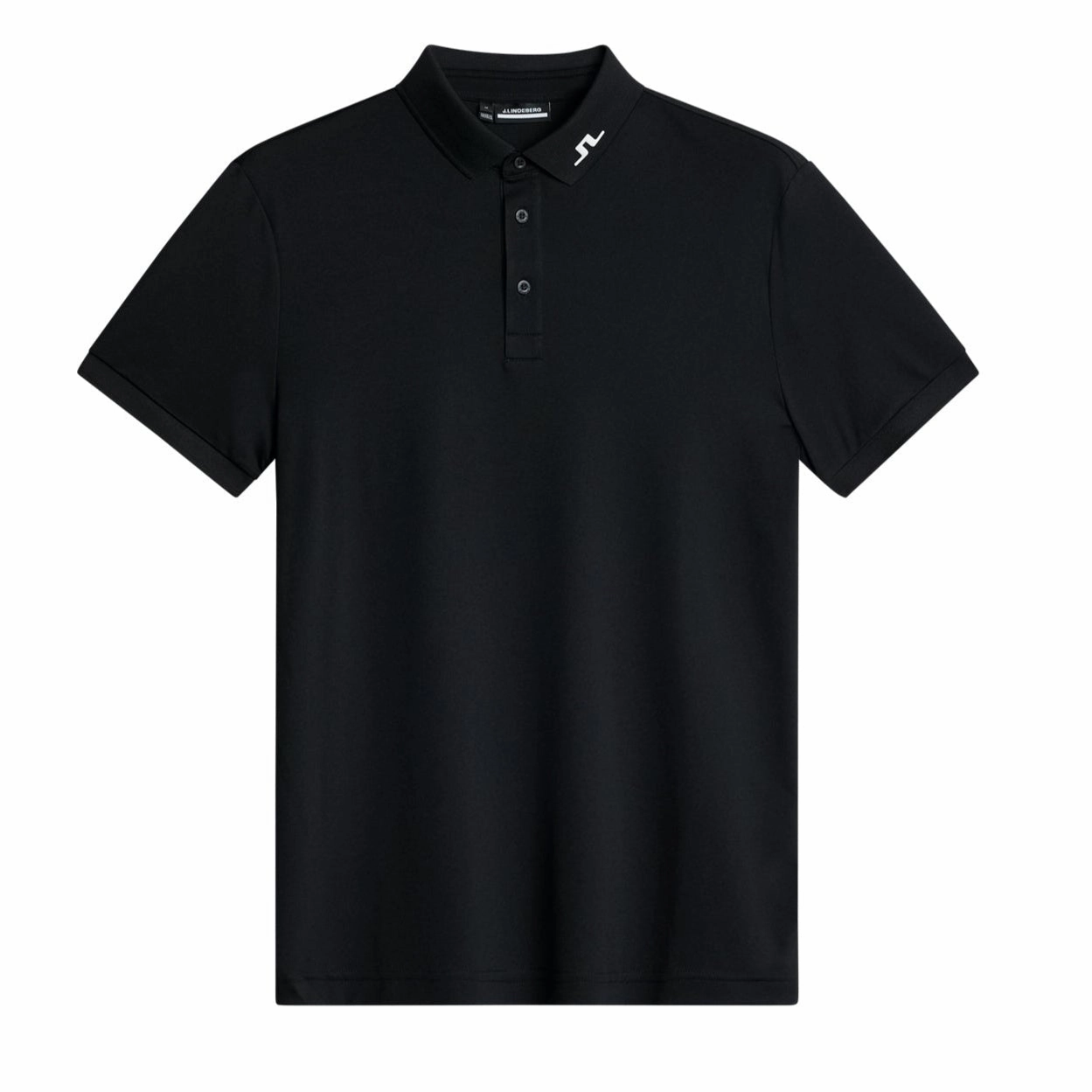 J.Lindeberg Mens Reg Fit KV Polo - BLACK J.Lindeberg Men's Apparel