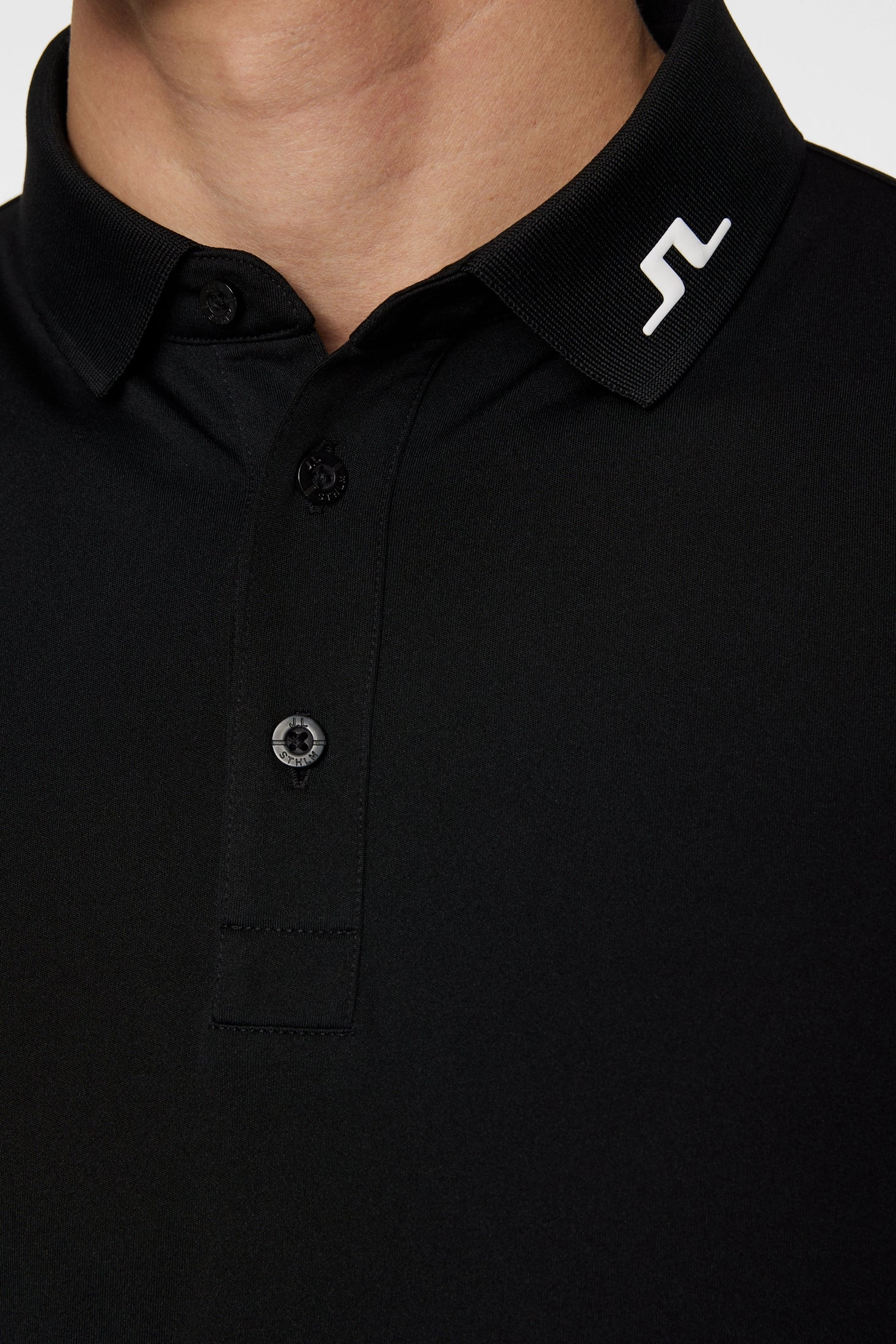 J.Lindeberg Mens Reg Fit KV Polo - BLACK J.Lindeberg Men's Apparel