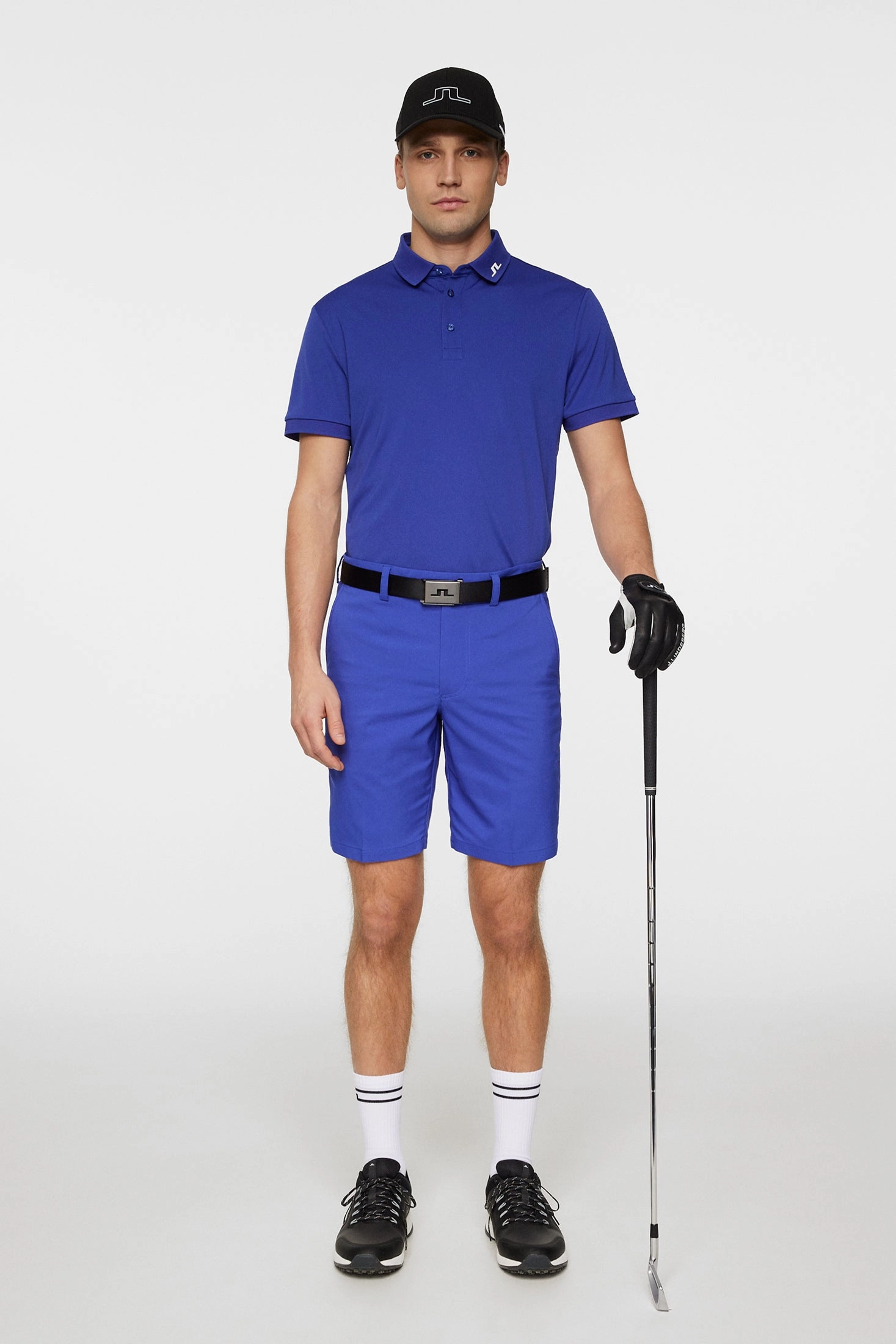 J.Lindeberg Mens Reg Fit KV Polo - CLEMATIS BLUE J.Lindeberg Men's Apparel