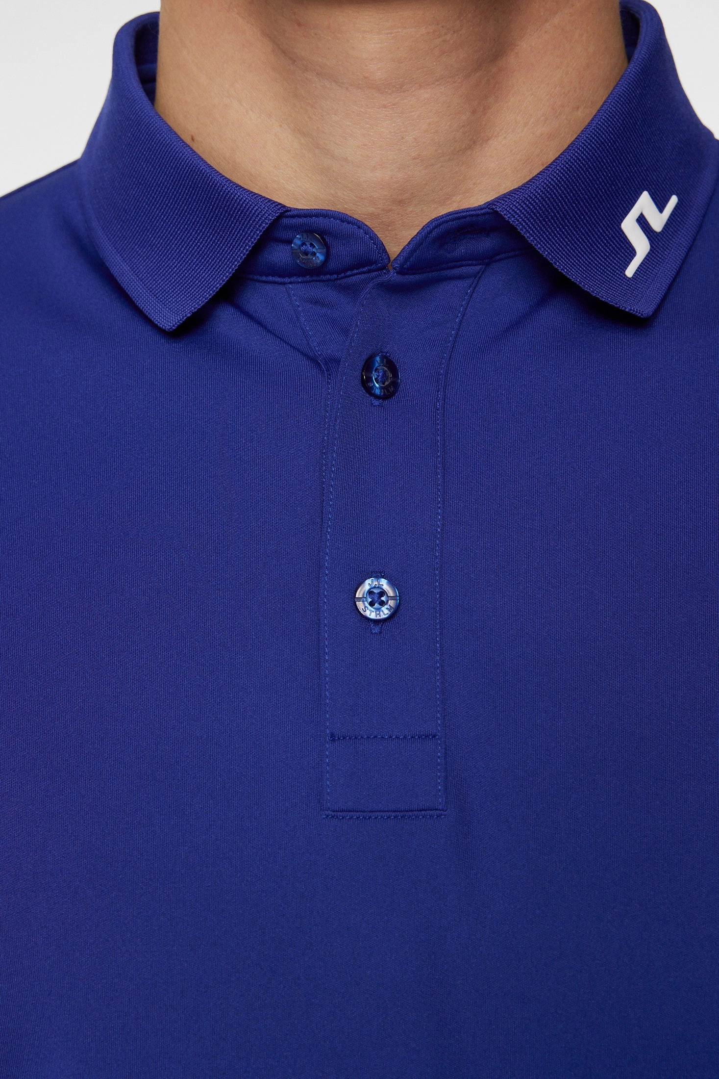 J.Lindeberg Mens Reg Fit KV Polo - CLEMATIS BLUE J.Lindeberg Men's Apparel