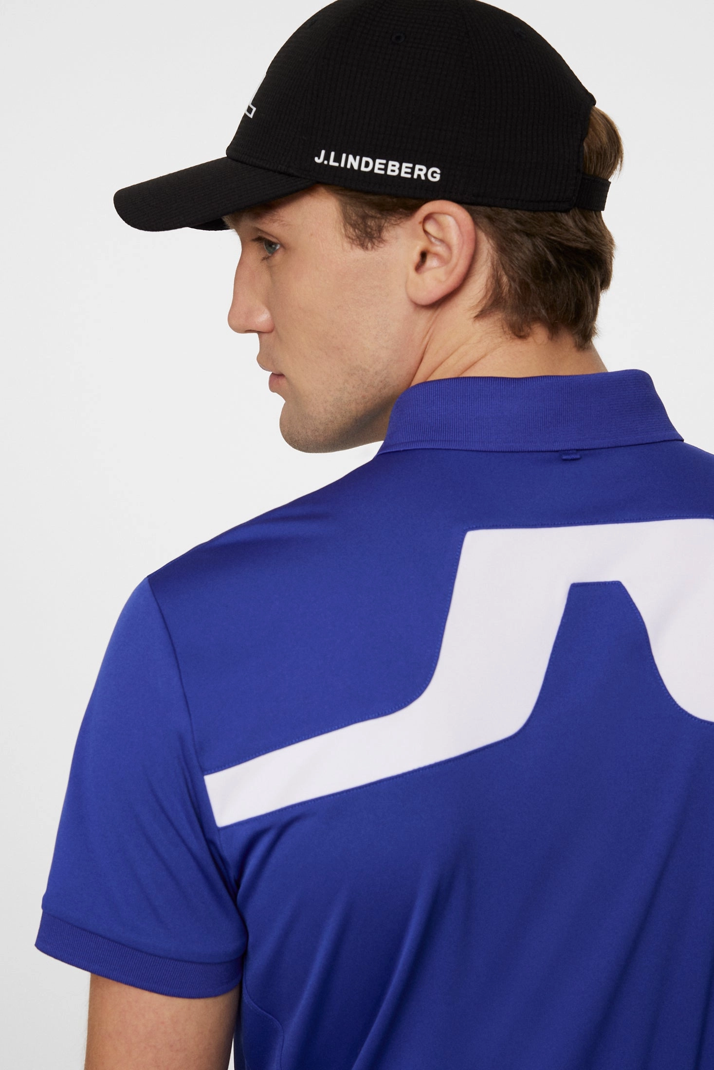 J.Lindeberg Mens Reg Fit KV Polo - CLEMATIS BLUE J.Lindeberg Men's Apparel