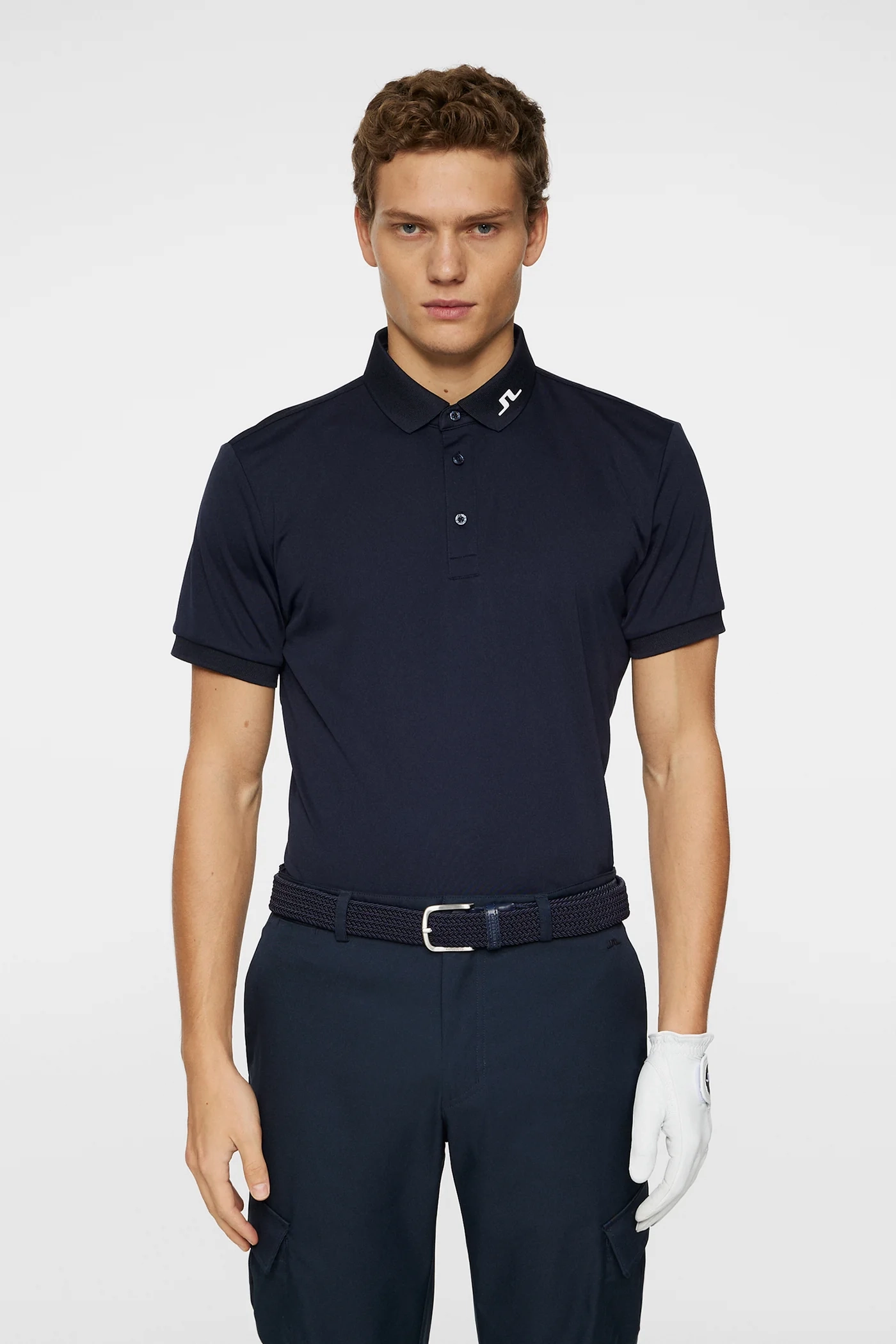 J.Lindeberg Mens Reg Fit KV Polo - JL NAVY J.Lindeberg Men's Apparel