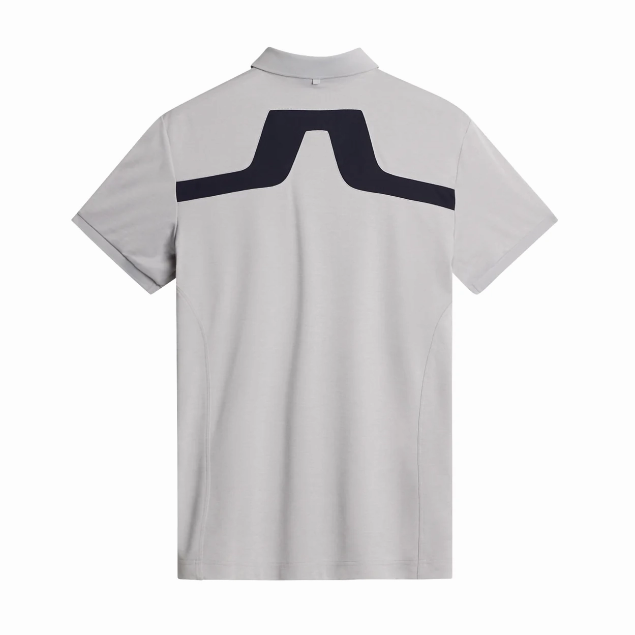 J.Lindeberg Mens Reg Fit KV Polo - LIGHT GREY MELANGE J.Lindeberg men's golf clothing