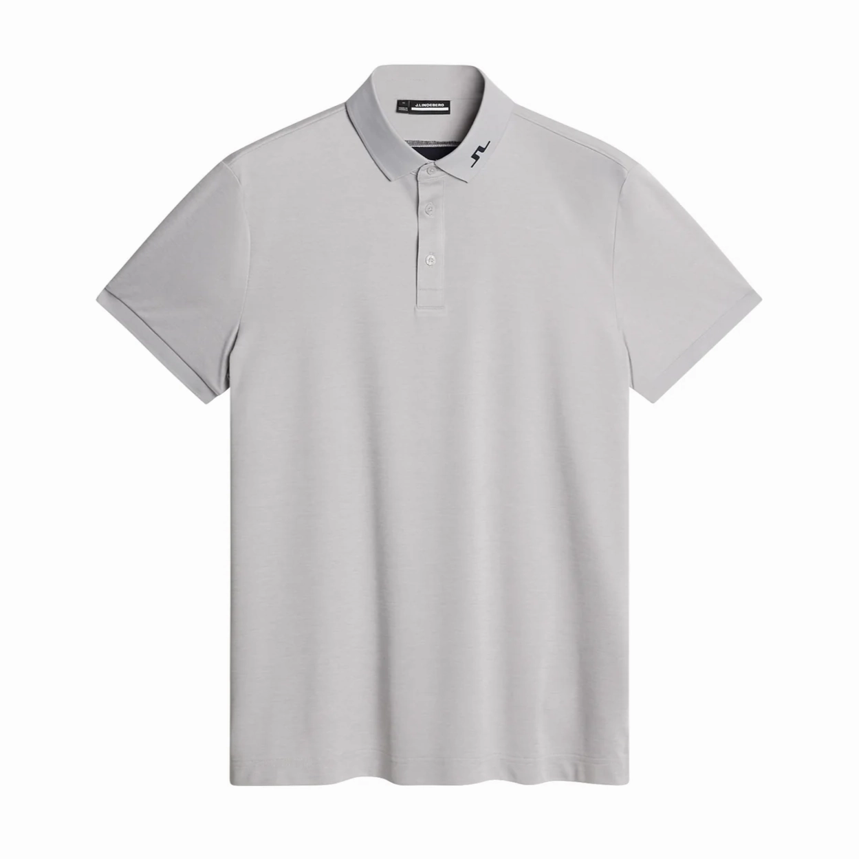 J.Lindeberg Mens Reg Fit KV Polo - LIGHT GREY MELANGE J.Lindeberg Men's Apparel