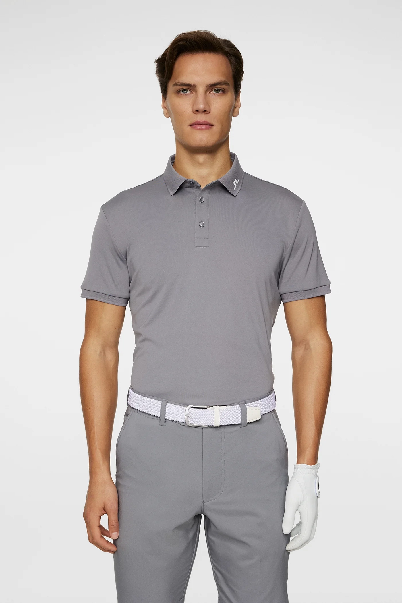 J.Lindeberg Mens Reg Fit KV Polo - NIGHT OWL J.Lindeberg Men's Apparel