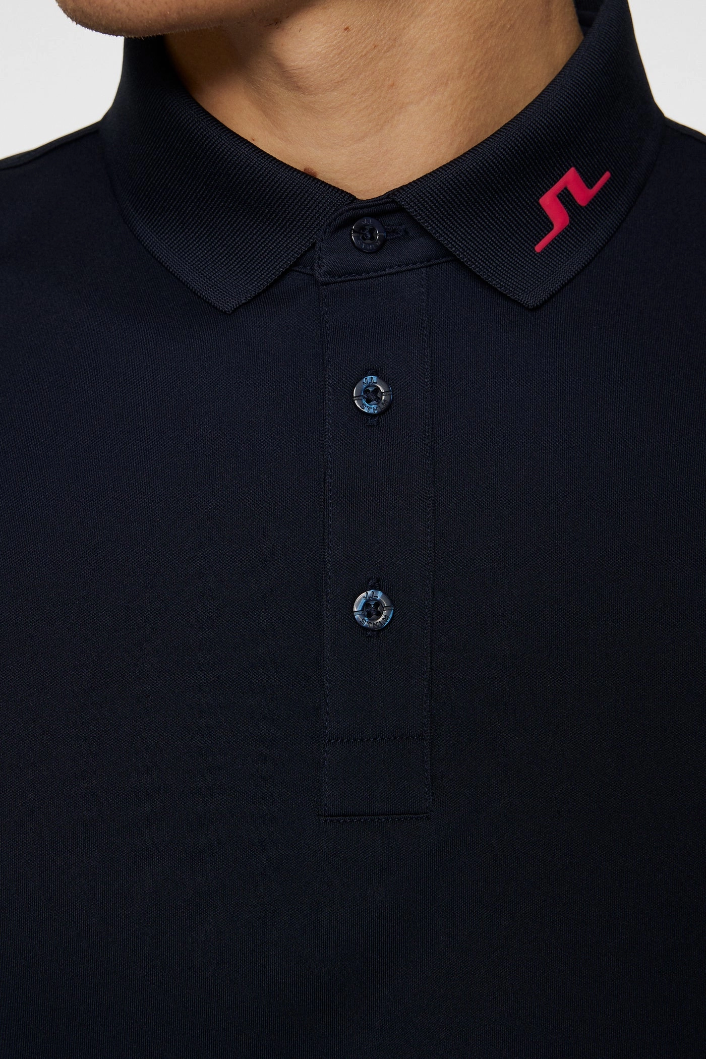 J.Lindeberg Mens Reg Fit KV Print Polo - TOUR GEO NAVY J.Lindeberg Men's Apparel