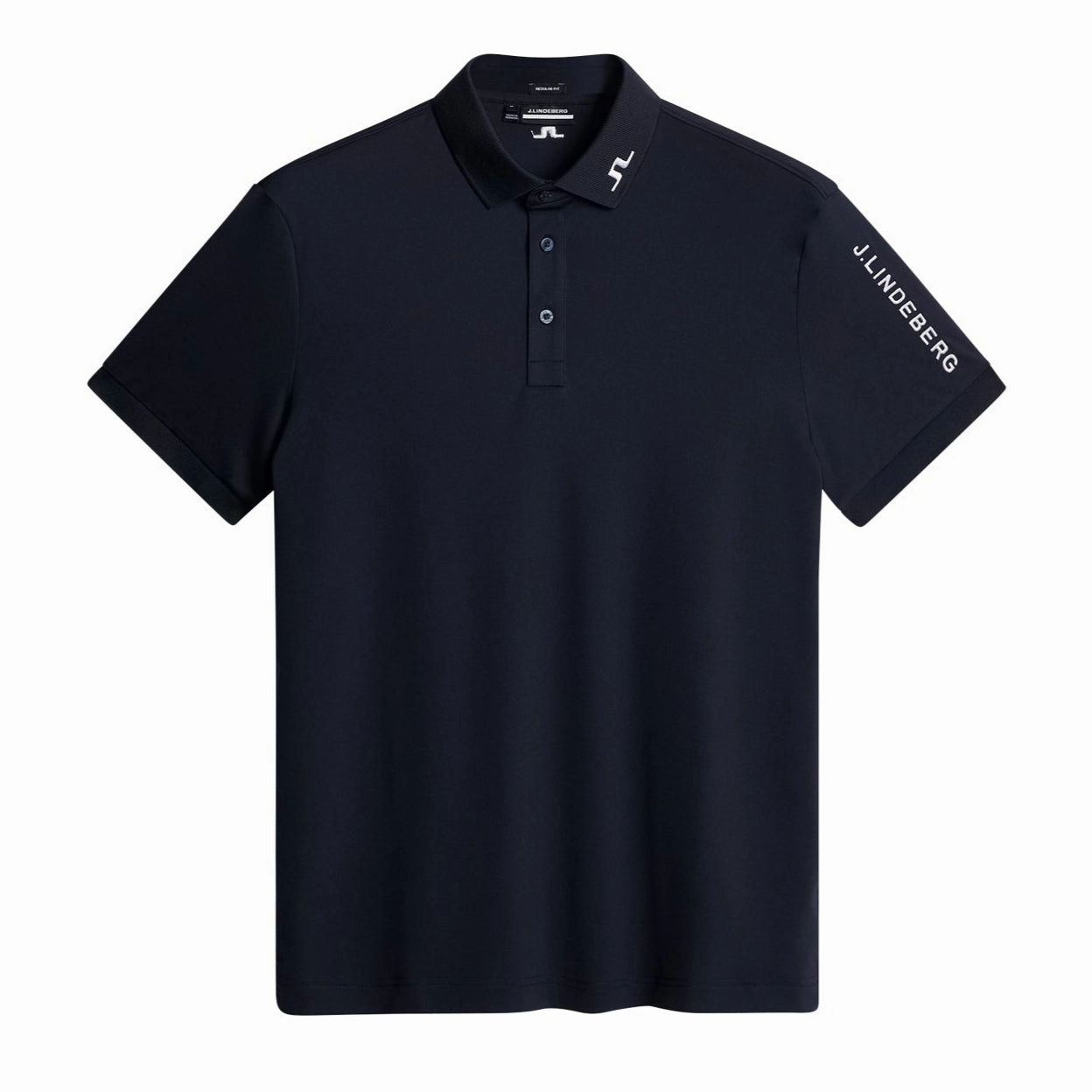 J.Lindeberg Mens Reg Fit TOUR TECH Polo - JL NAVY J.Lindeberg men's golf clothing
