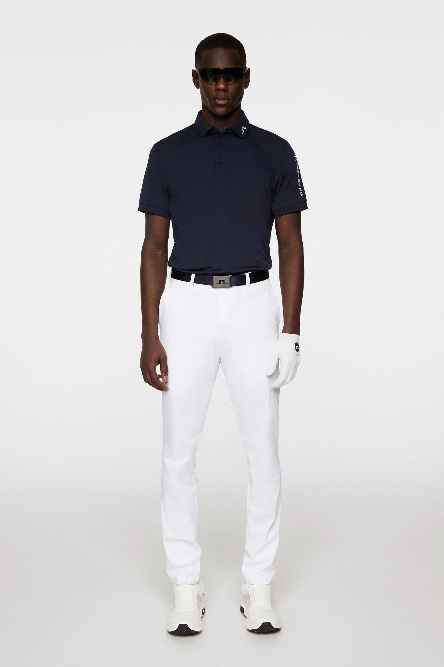 J.Lindeberg Mens Reg Fit TOUR TECH Polo - JL NAVY J.Lindeberg Men's Apparel