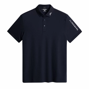J.Lindeberg Mens Reg Fit TOUR TECH Polo - JL NAVY J.Lindeberg men's golf clothing