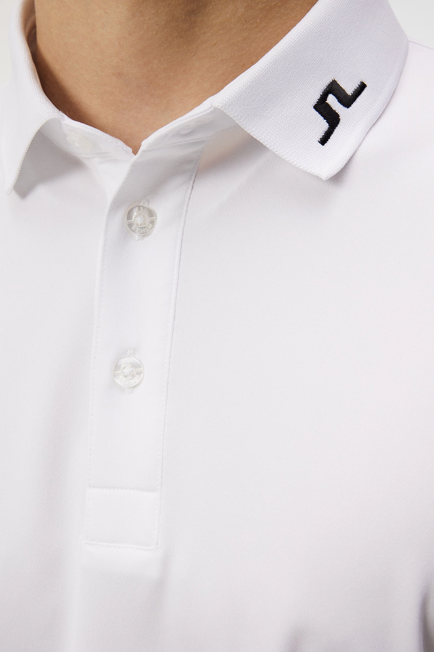 J.Lindeberg Mens Reg Fit TOUR TECH Polo - WHITE J.Lindeberg Men's Apparel