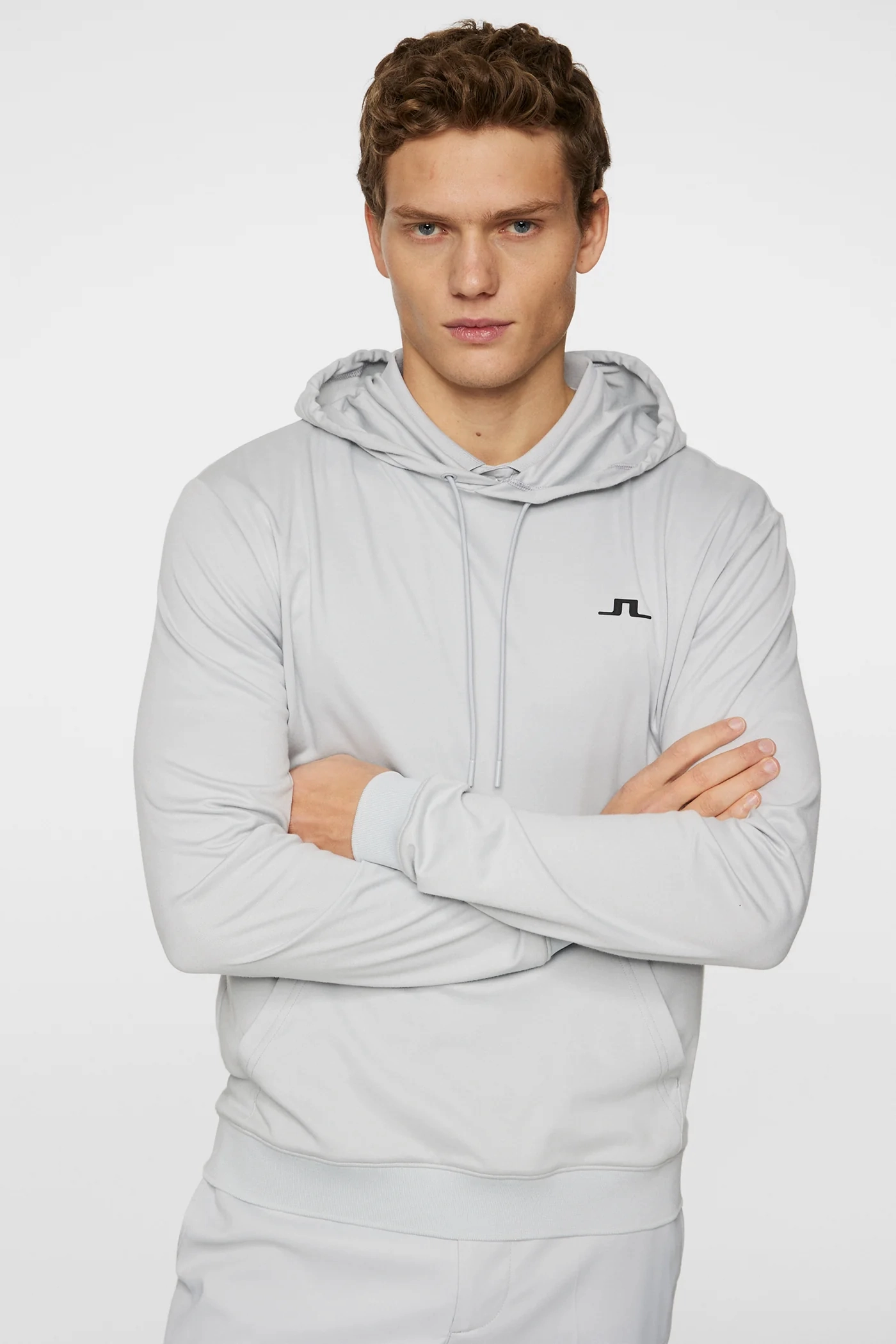 J.Lindeberg Mens ROLAND Hoodie - HIGH RISE J.Lindeberg Men's Apparel