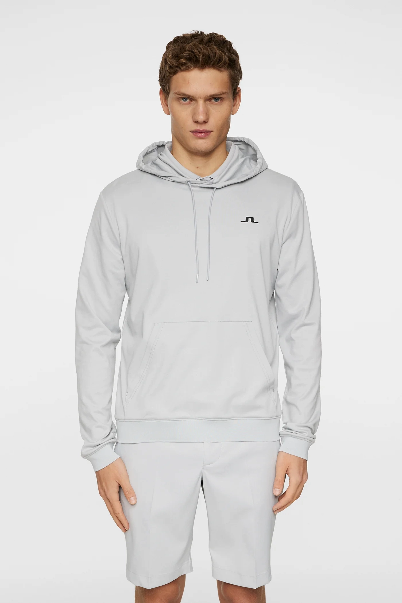 J.Lindeberg Mens ROLAND Hoodie - HIGH RISE J.Lindeberg Men's Apparel