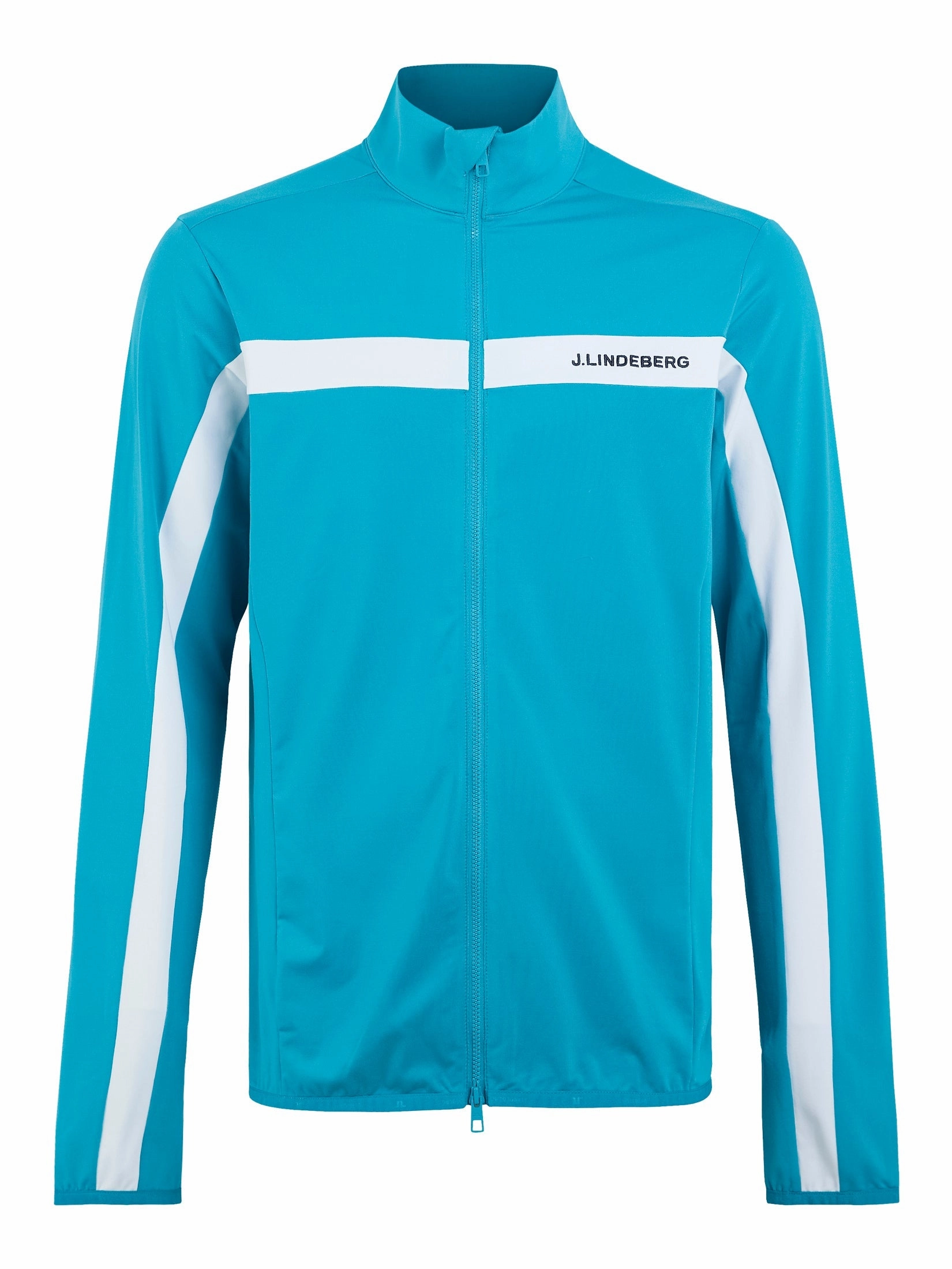 J.Lindeberg Mens Seasonal Jarvis Relaxed Fit Mid Layer - ENAMEL BLUE J.Lindeberg men's golf clothing