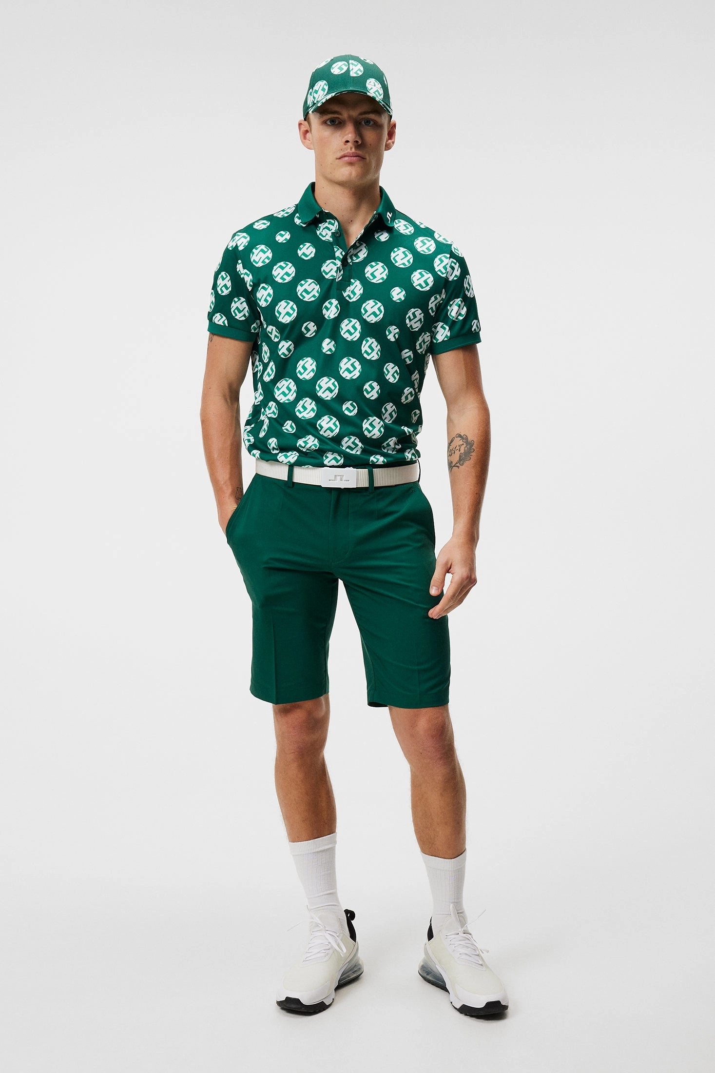 J.Lindeberg Mens Somle Shorts - RAIN FOREST J.Lindeberg Men's Apparel