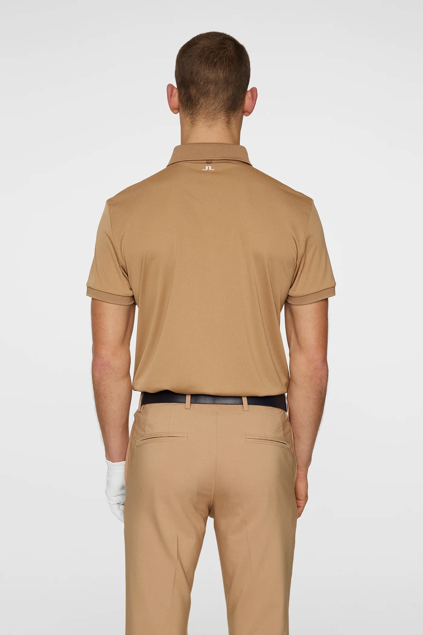 J.Lindeberg Mens TOUR TECH Polo - TIGER'S EYE J.Lindeberg Men's Apparel