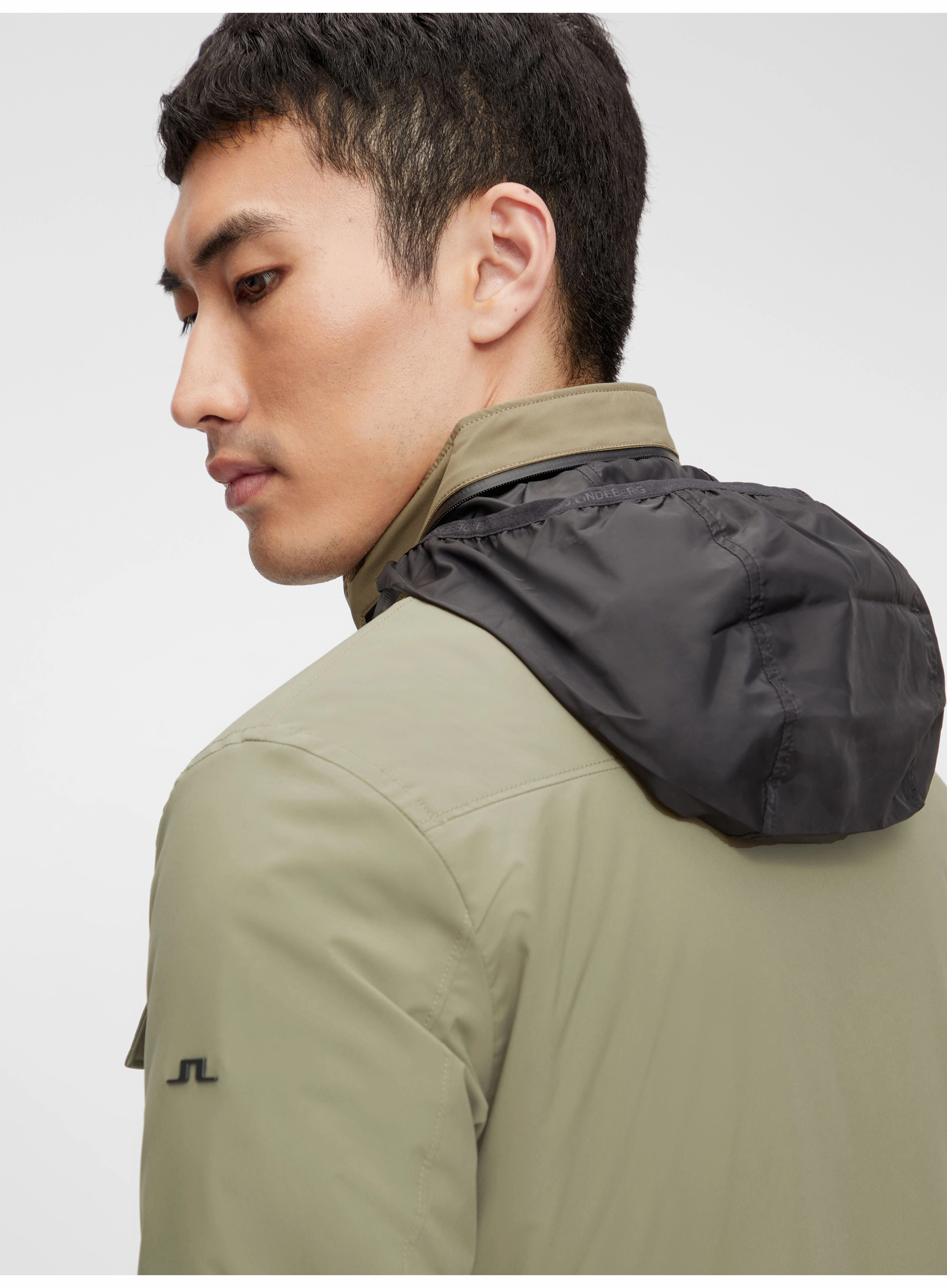 J.Lindeberg Mens Tracer Tech Primaloft Jacket - ARMY GREEN J.Lindeberg Men's Apparel