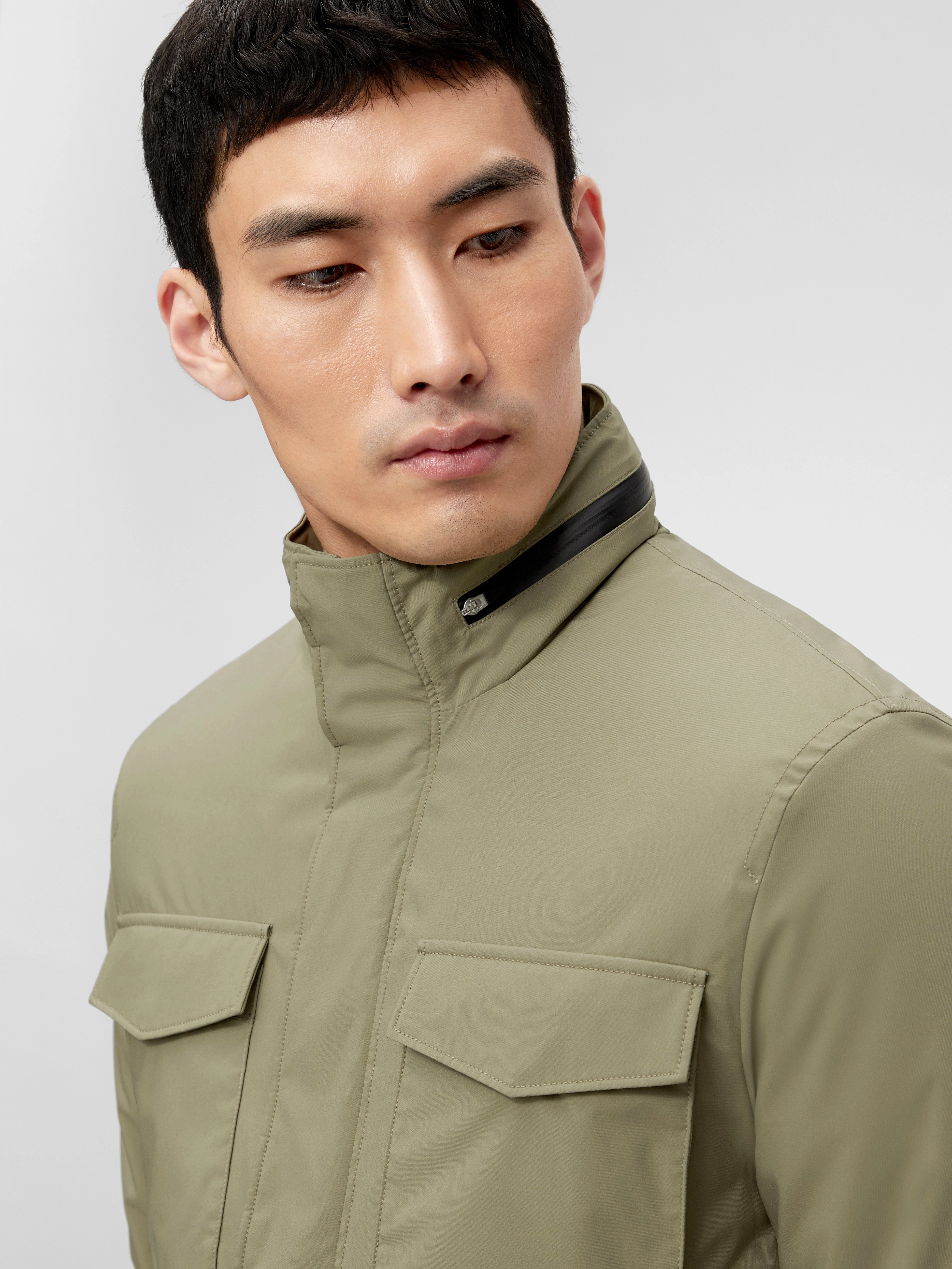 J.Lindeberg Mens Tracer Tech Primaloft Jacket - ARMY GREEN J.Lindeberg Men's Apparel