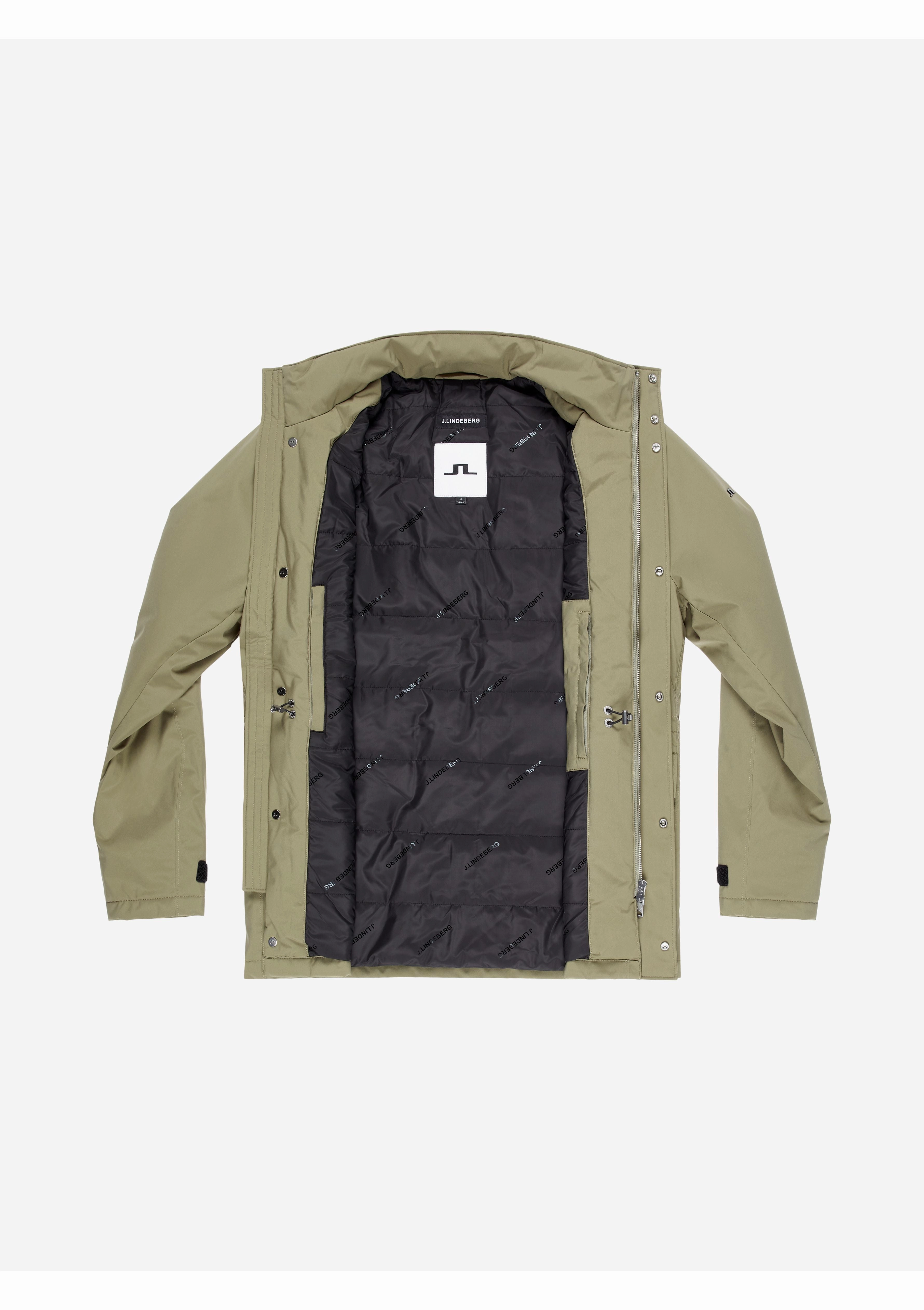 J.Lindeberg Mens Tracer Tech Primaloft Jacket - ARMY GREEN J.Lindeberg Men's Apparel