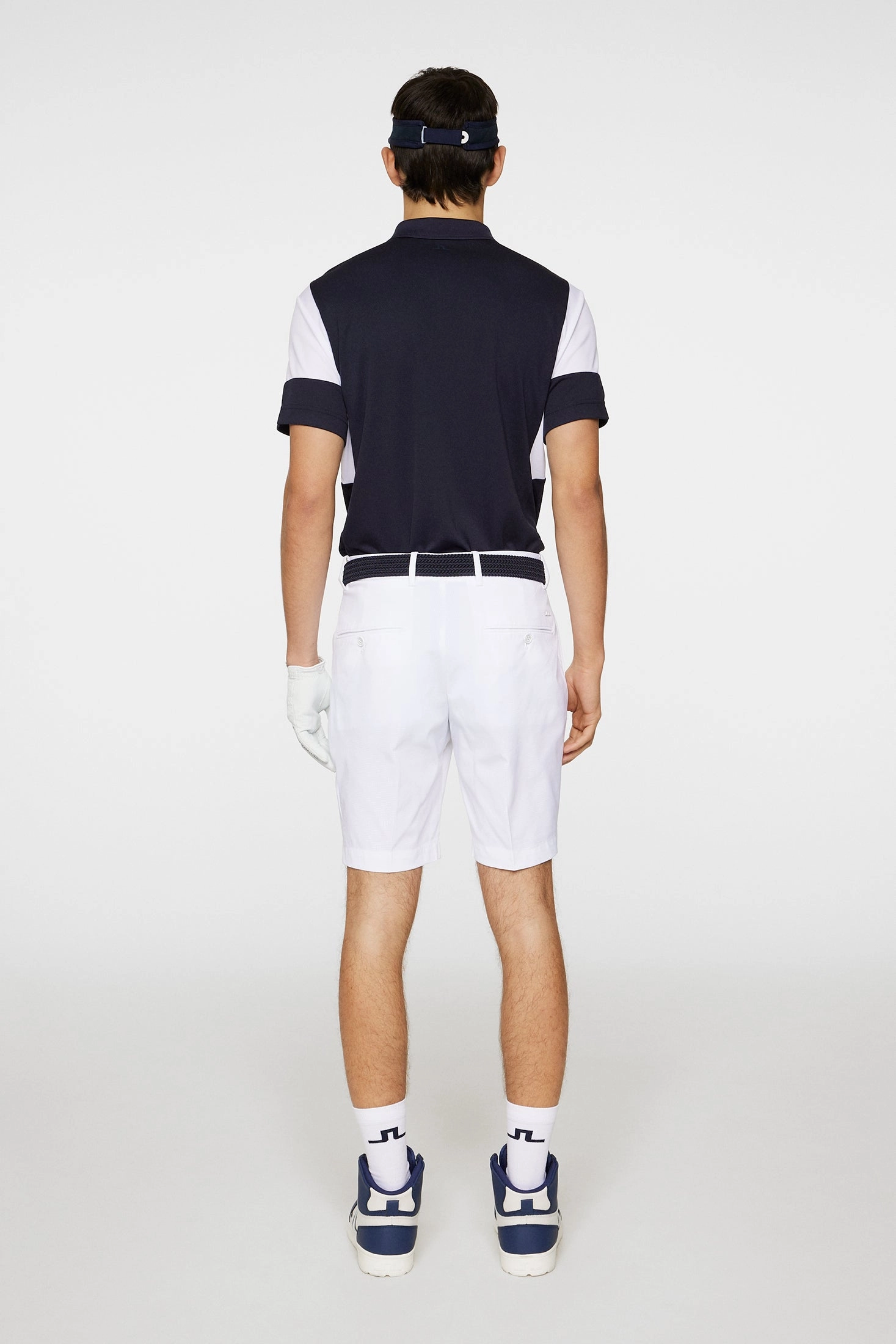 J.Lindeberg Mens Vent Golf Shorts - WHITE J.Lindeberg Men's Apparel