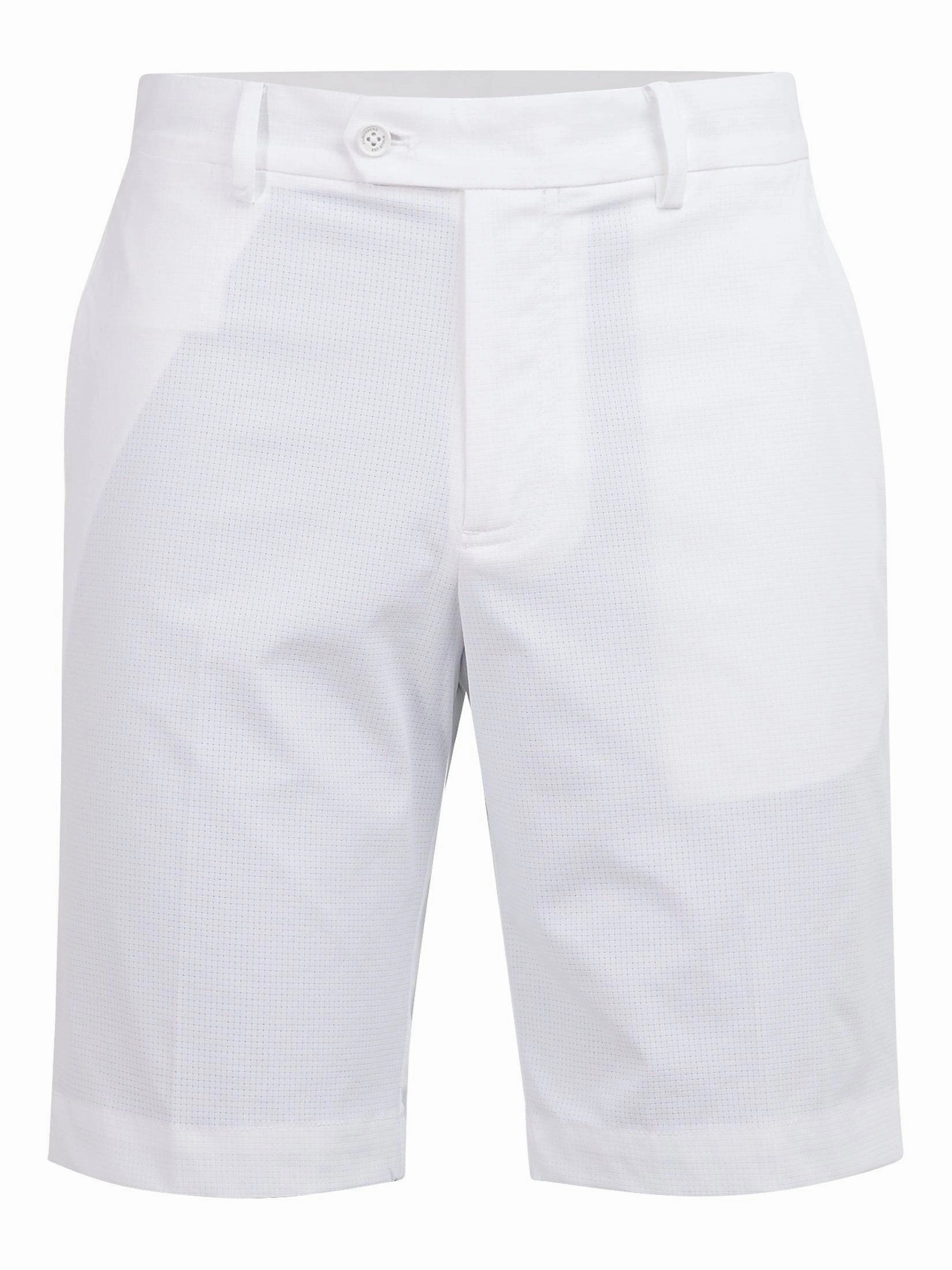 J.Lindeberg Mens Vent Golf Shorts - WHITE J.Lindeberg Men's Apparel