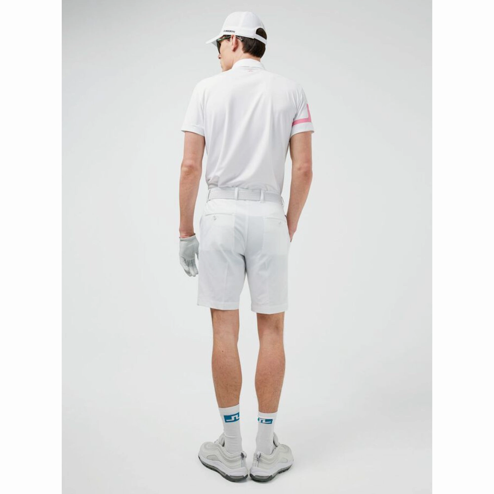J.Lindeberg Mens Vent Golf Shorts - WHITE J.Lindeberg Men's Apparel