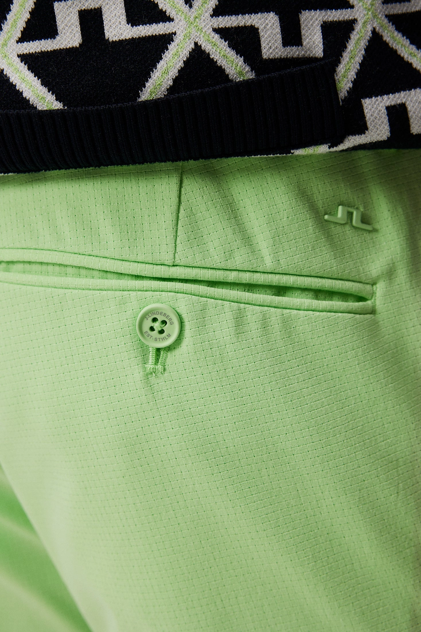 J.Lindeberg Mens Vent Pant - Paradise Green J.Lindeberg Men's Apparel