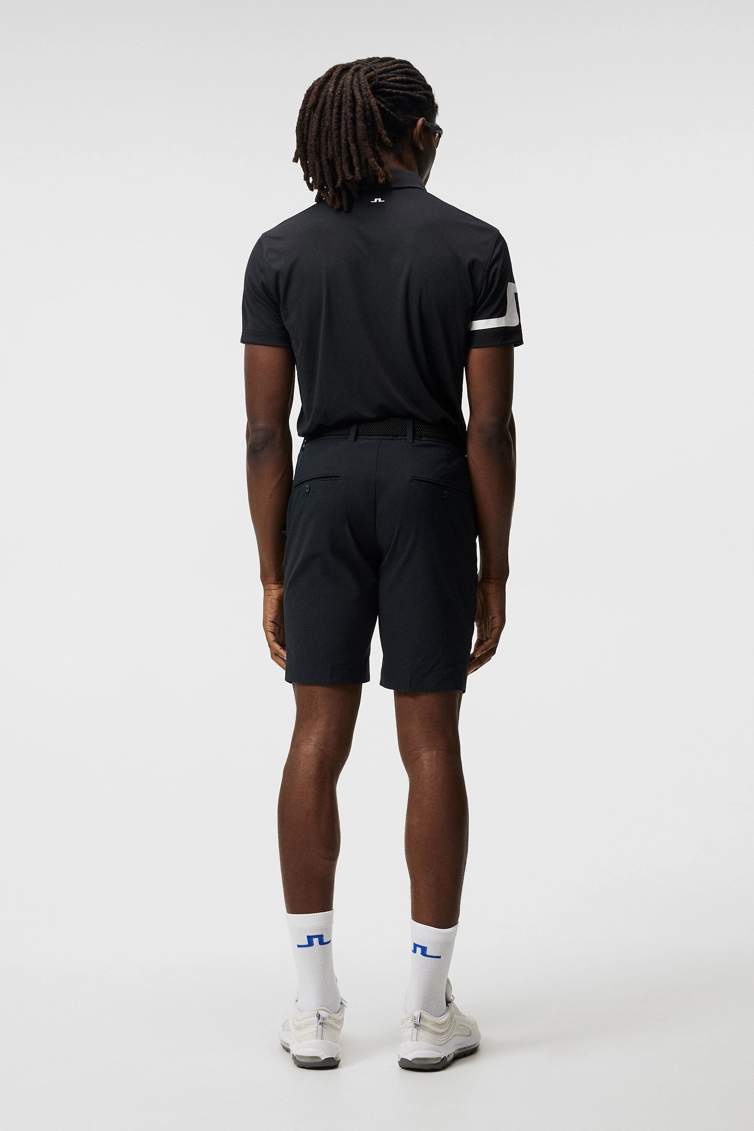 J.Lindeberg Mens Vent Tight Golf Shorts - BLACK J.Lindeberg Men's Apparel