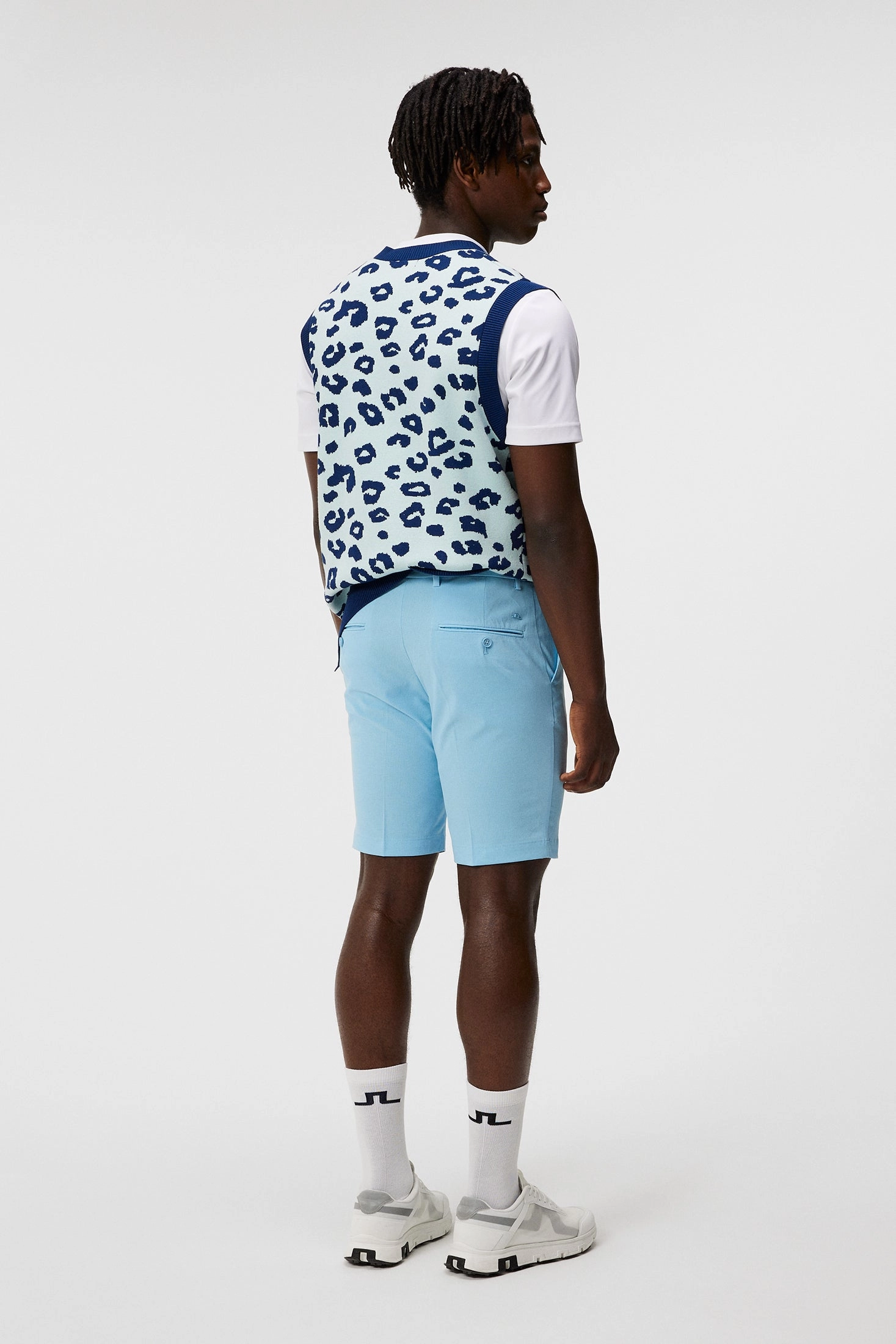 J.Lindeberg Mens Vent Tight Shorts - Baltic Sea J.Lindeberg Men's Apparel