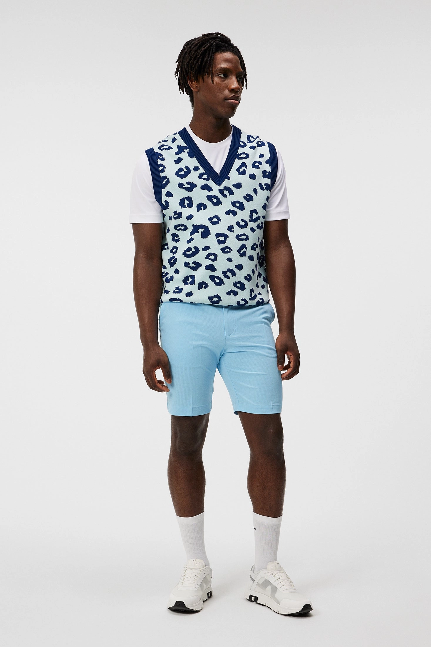 J.Lindeberg Mens Vent Tight Shorts - Baltic Sea J.Lindeberg Men's Apparel