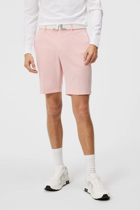 J.Lindeberg Mens Vent Tight Shorts - Powder Pink J.Lindeberg men's golf clothing
