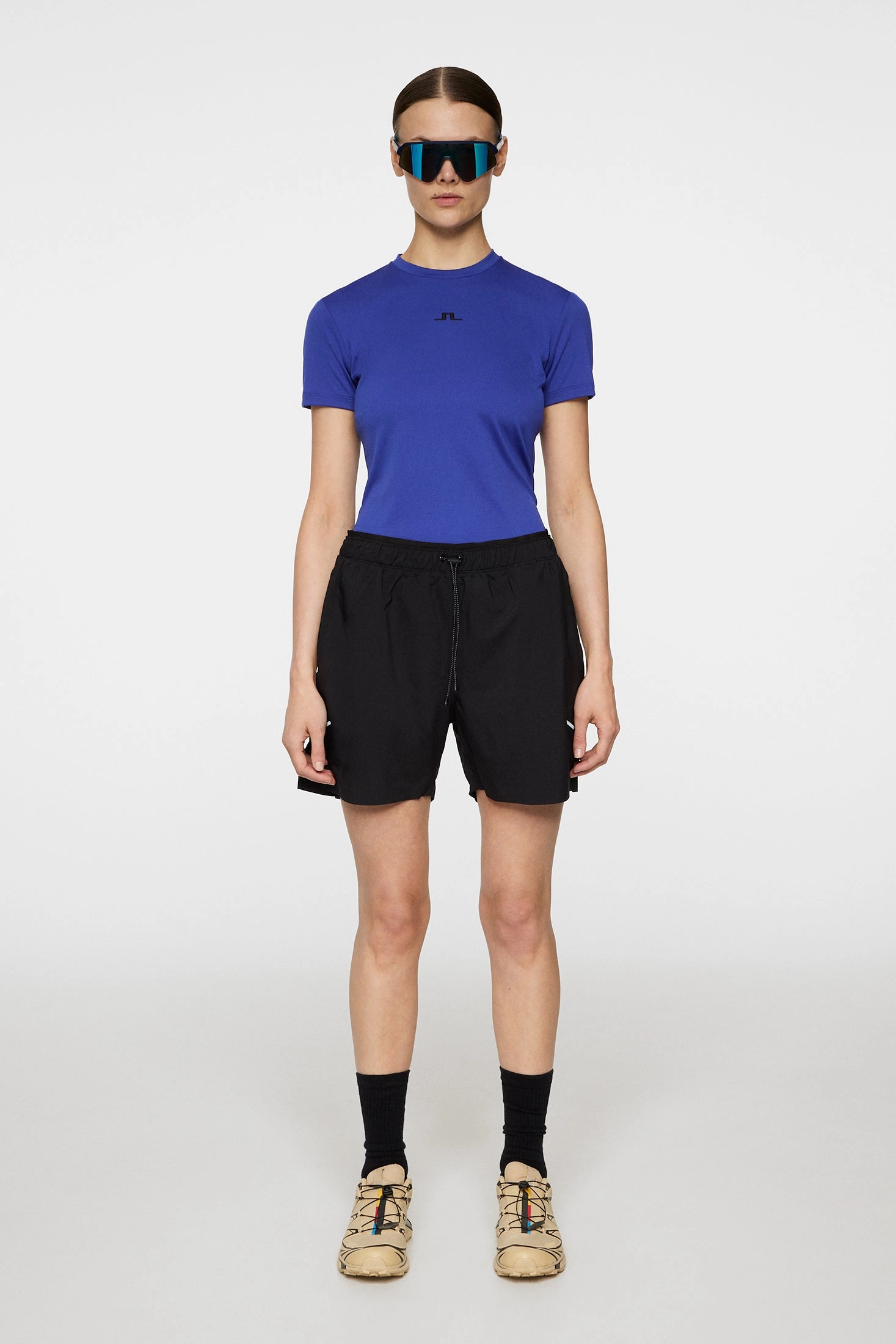 J.Lindeberg Women's ADA T-shirt- CLEMATIS BLUE J.Lindeberg Men's Apparel